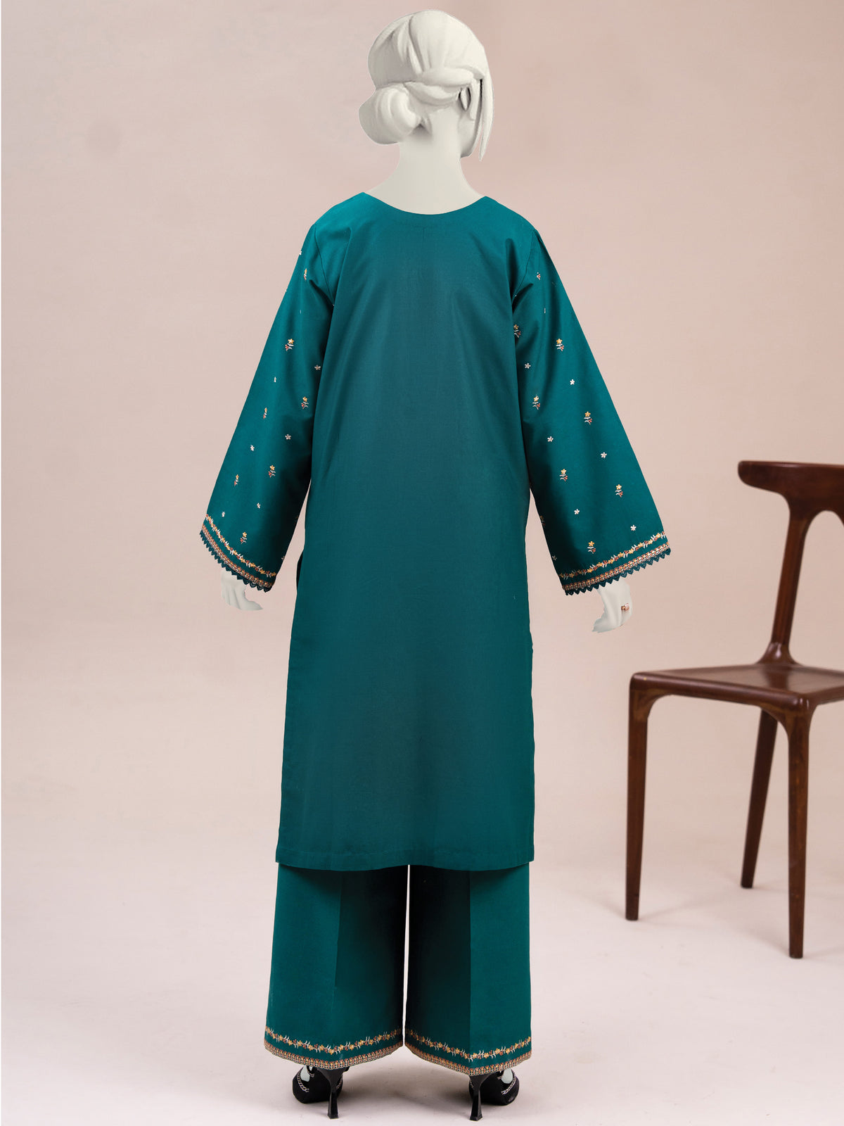 Embroidered Khaddar | Stitched