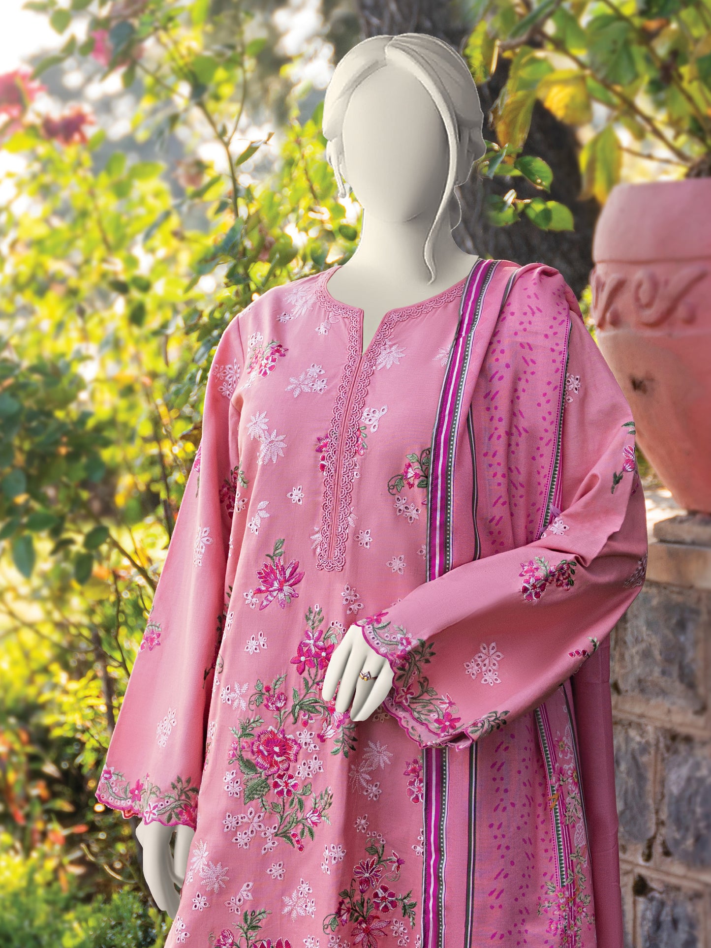 Embroidered Khaddar