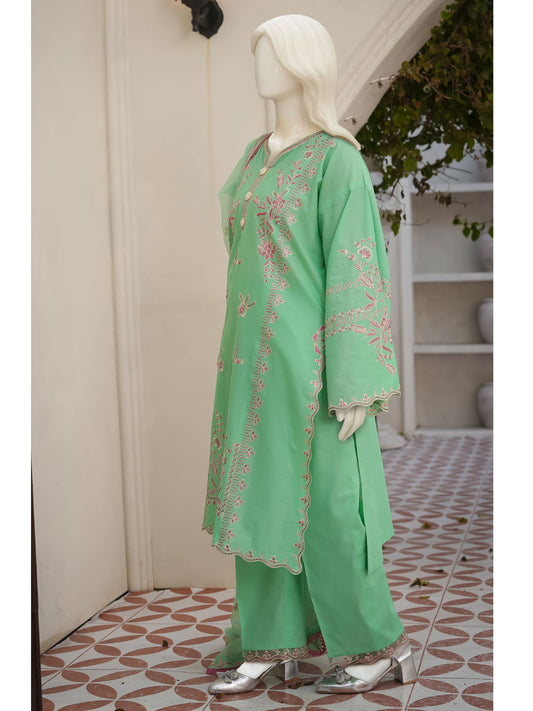 Embroidered Lawn Stitched 3-Pc