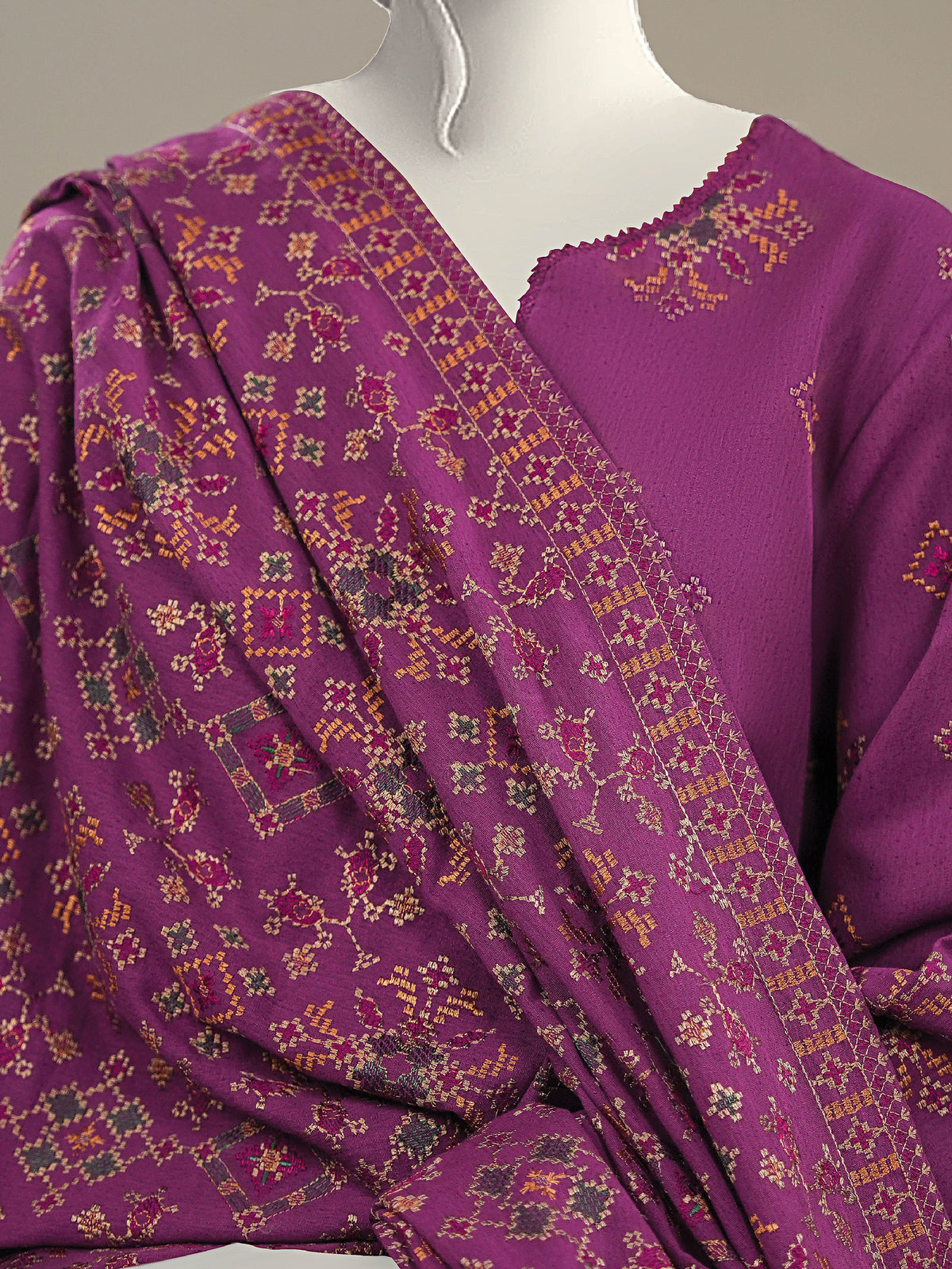 Embroidered Karandi