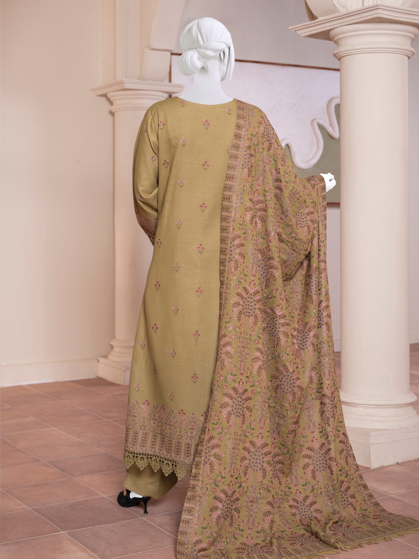 Embroidered Karandi