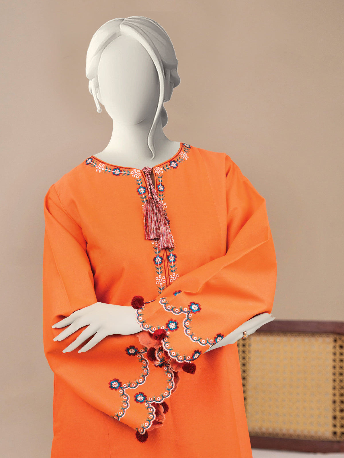 Embroidered Khaddar| Stitched