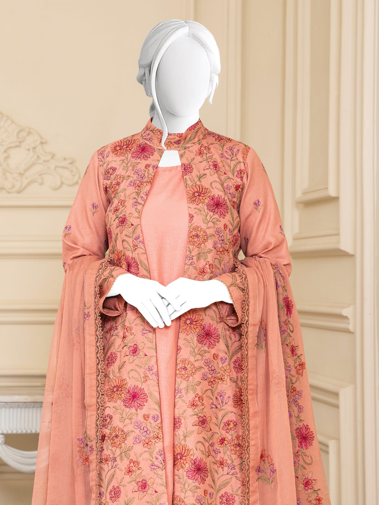 Embroidered Karandi