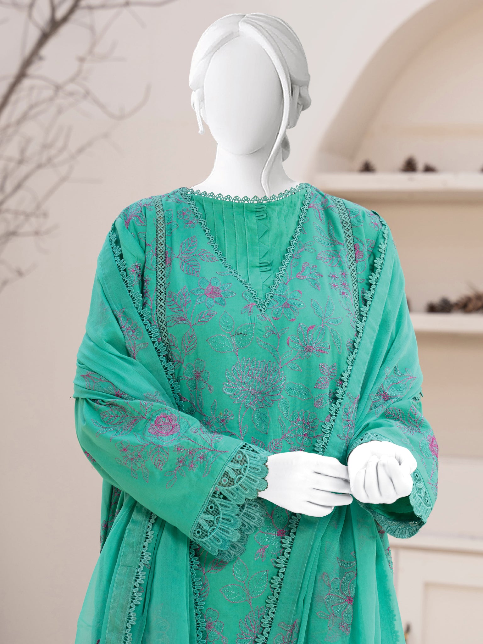 Embroidered Lawn