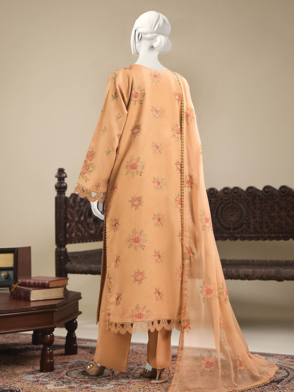 Embroidered Karandi