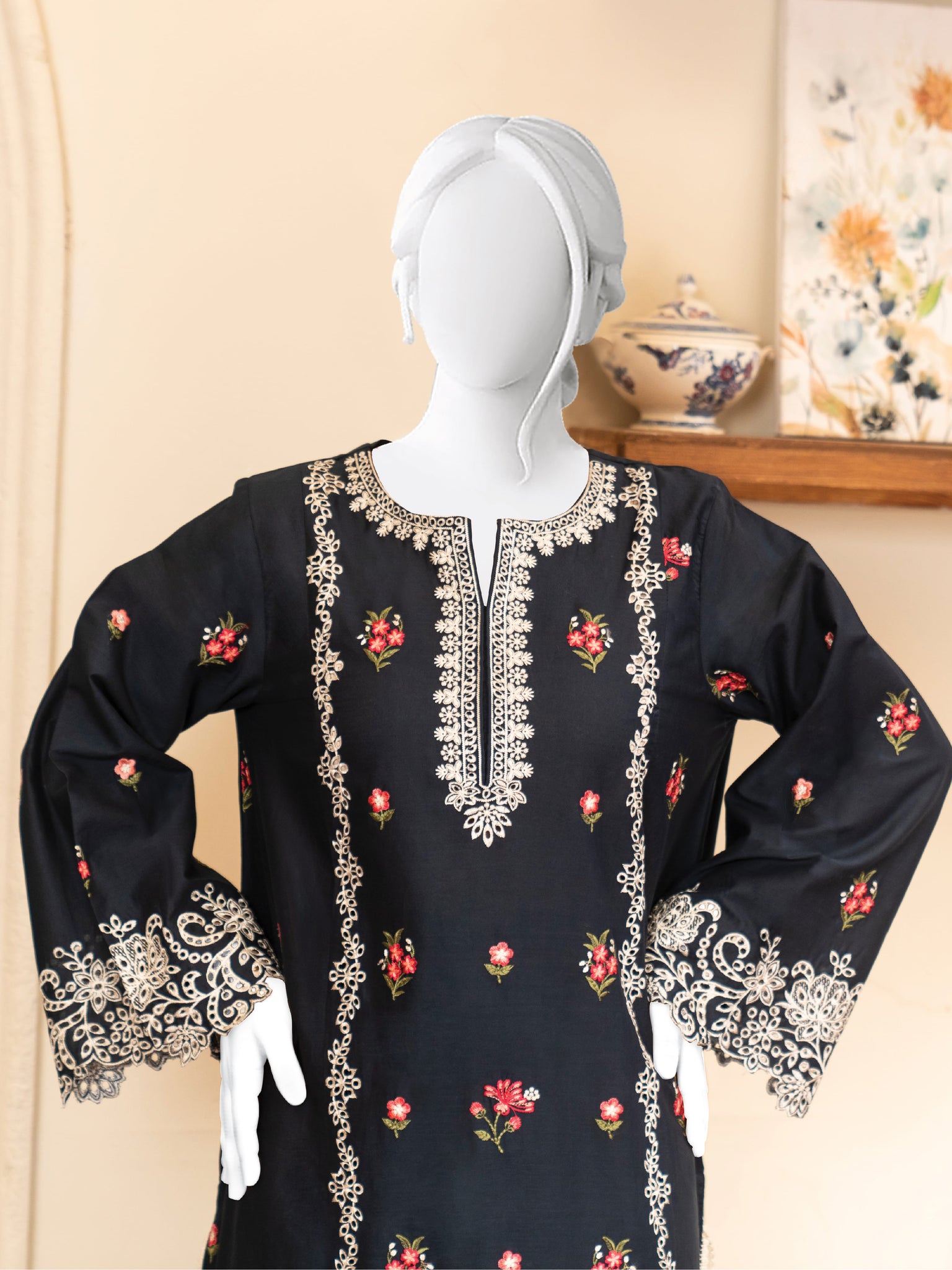 Embroidered Lawn 2PC Stitched