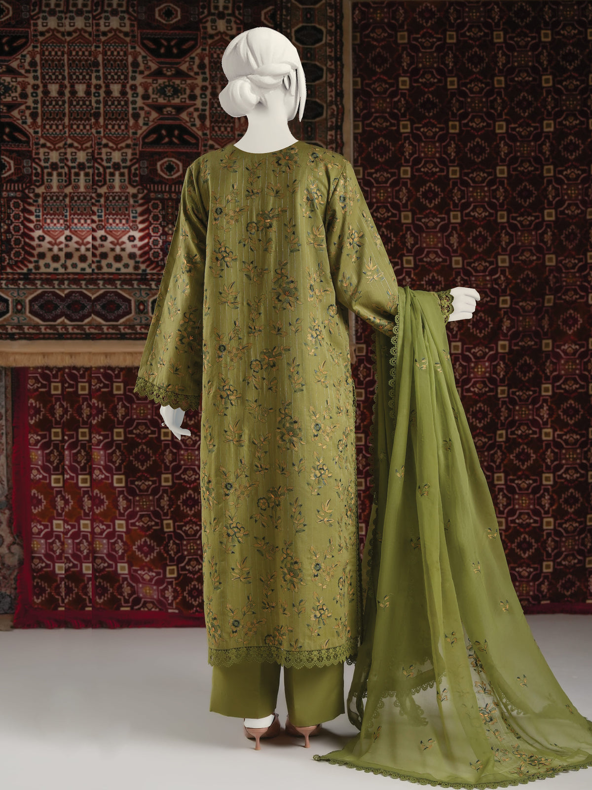 Embroidered Karandi