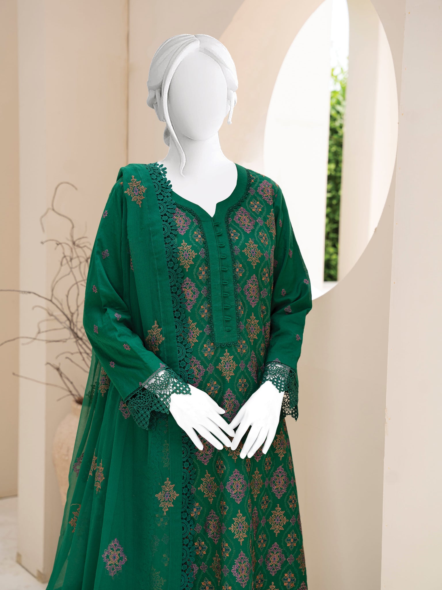 Embroidered Lawn
