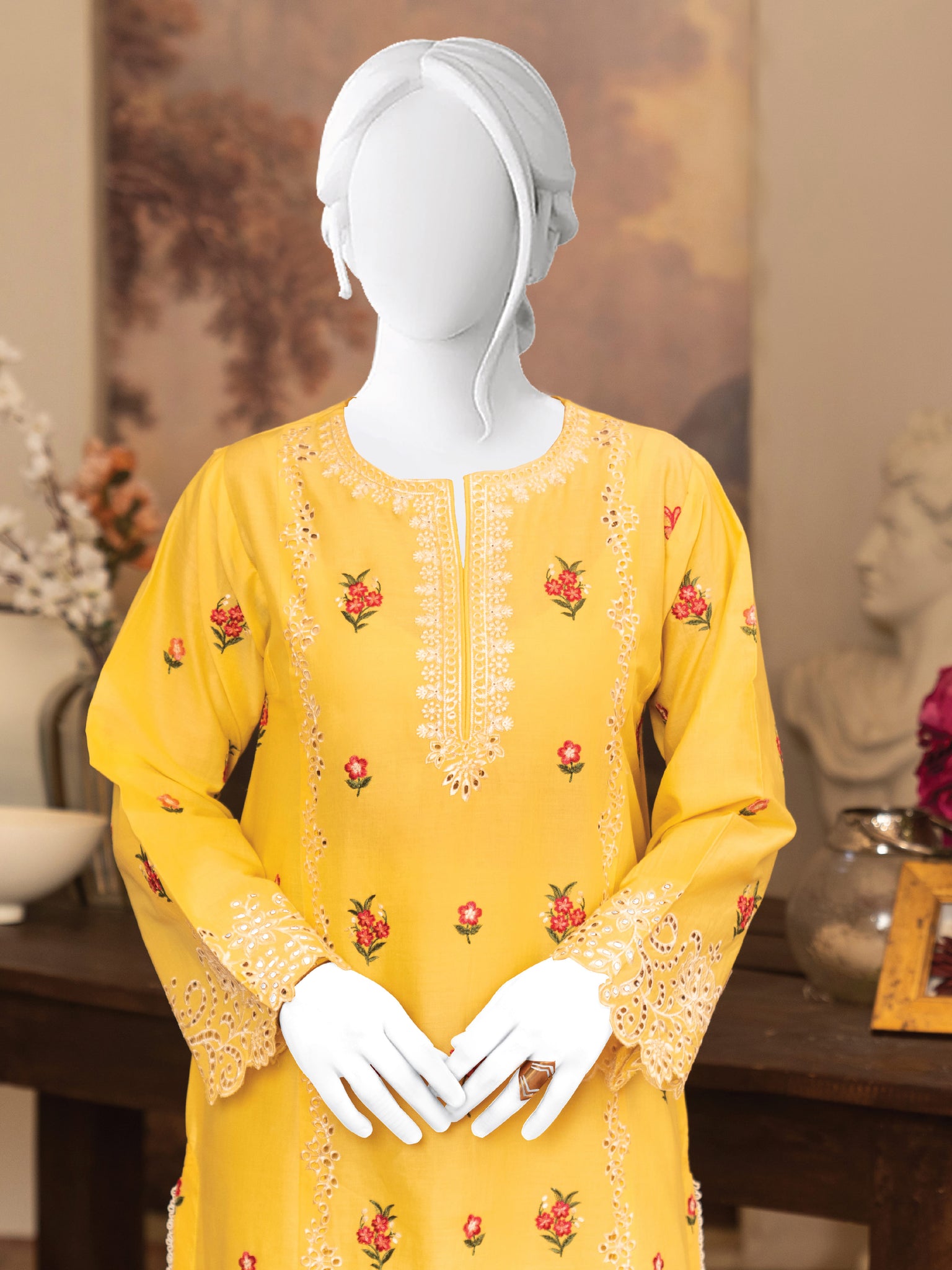 Embroidered Lawn 2PC Stitched