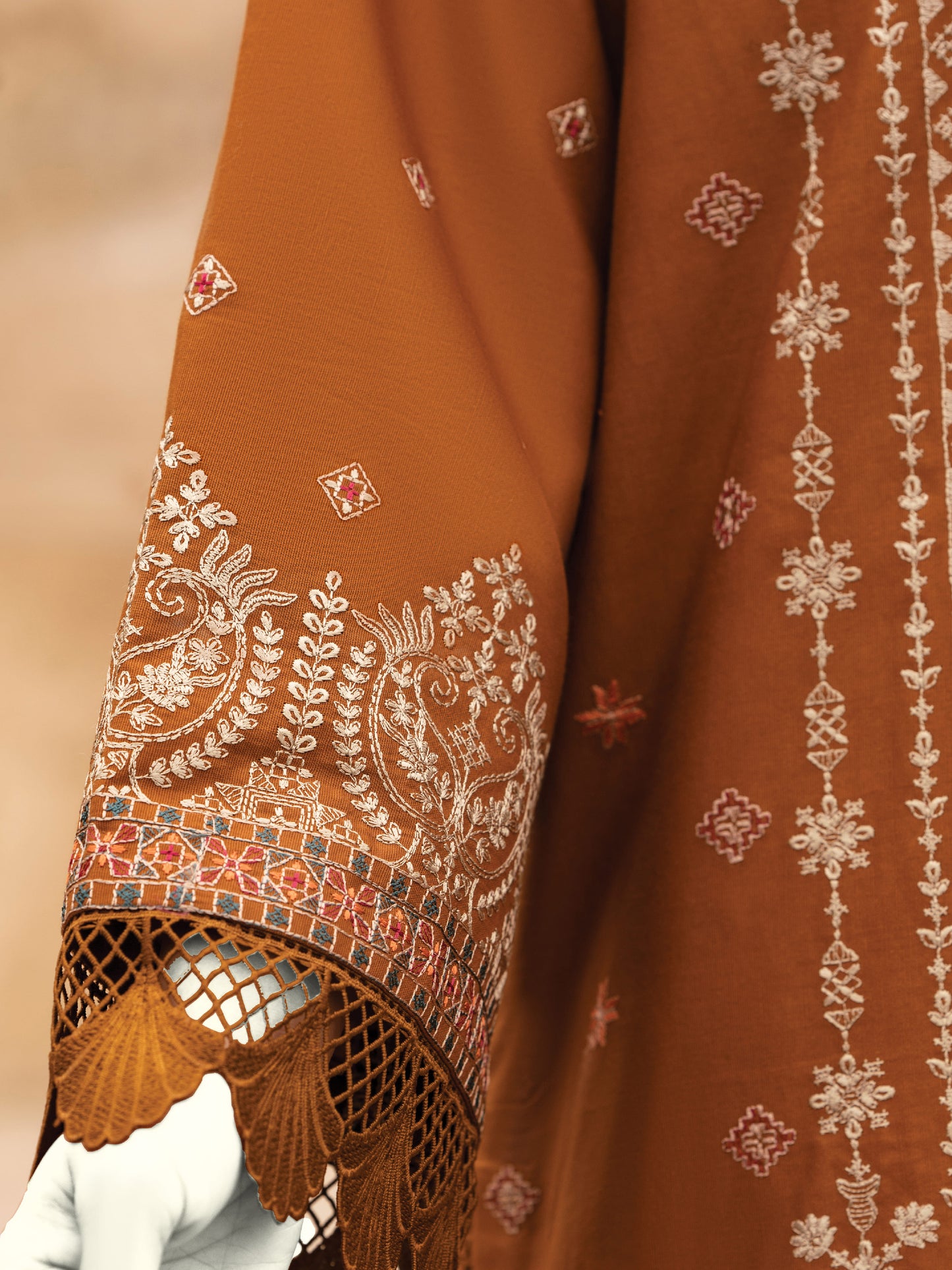Embroidered Khaddar