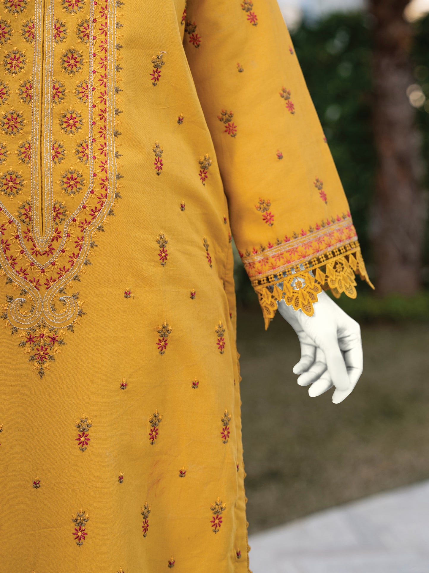 Embroidered Swiss Lawn