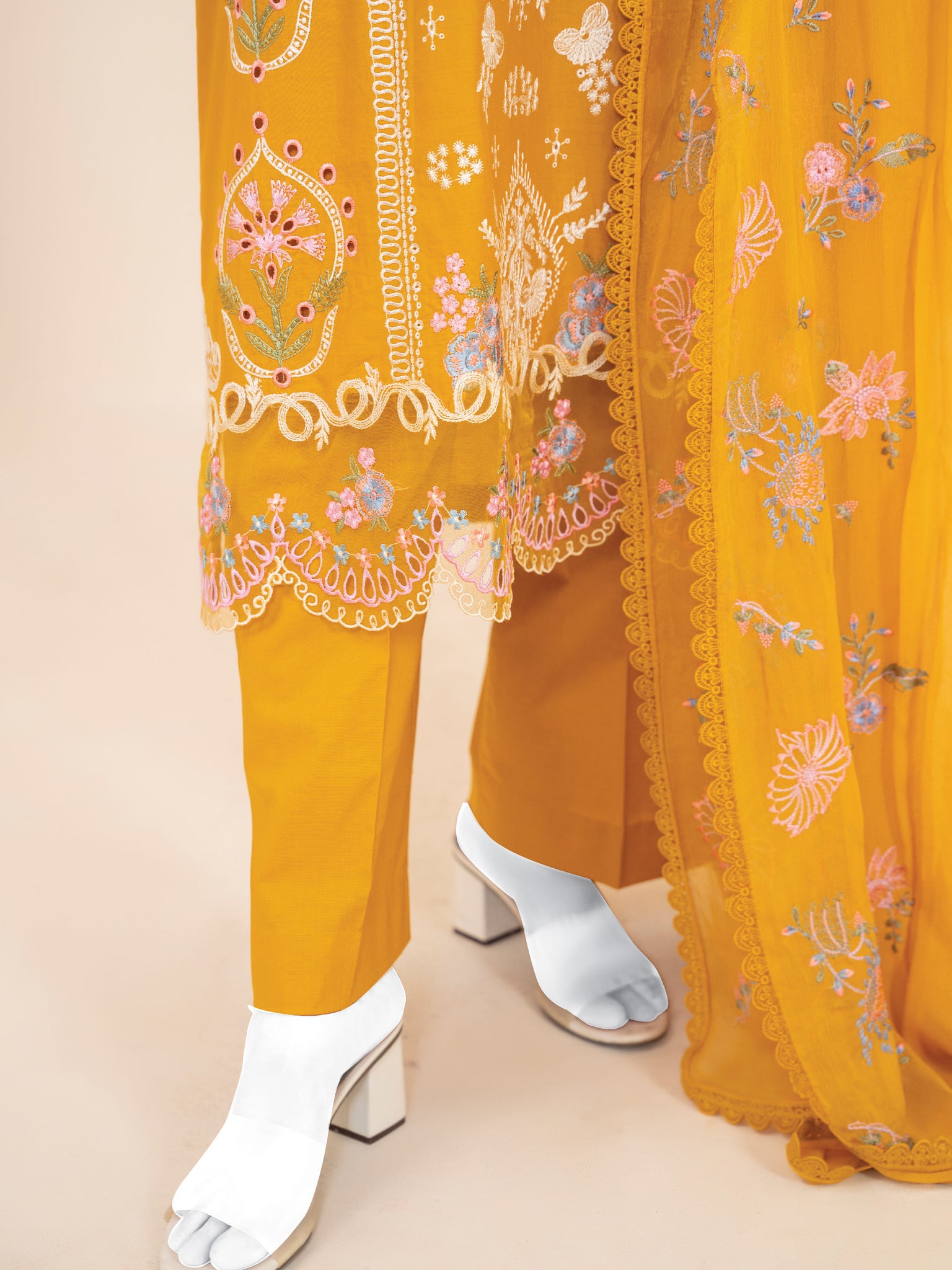 Embroidered Lawn Stitched 3-Pc