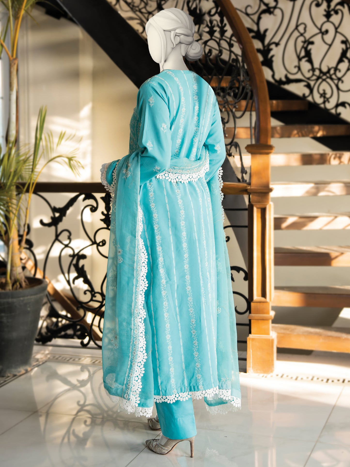 Embroidered Swiss Lawn