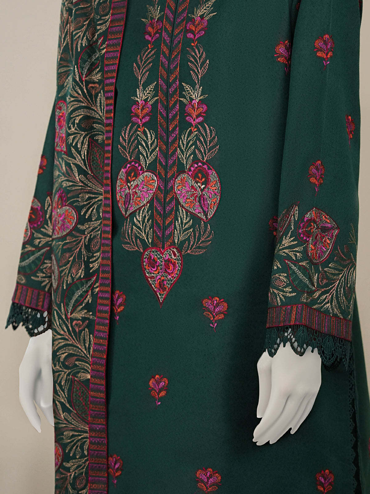 Embroidered Karandi