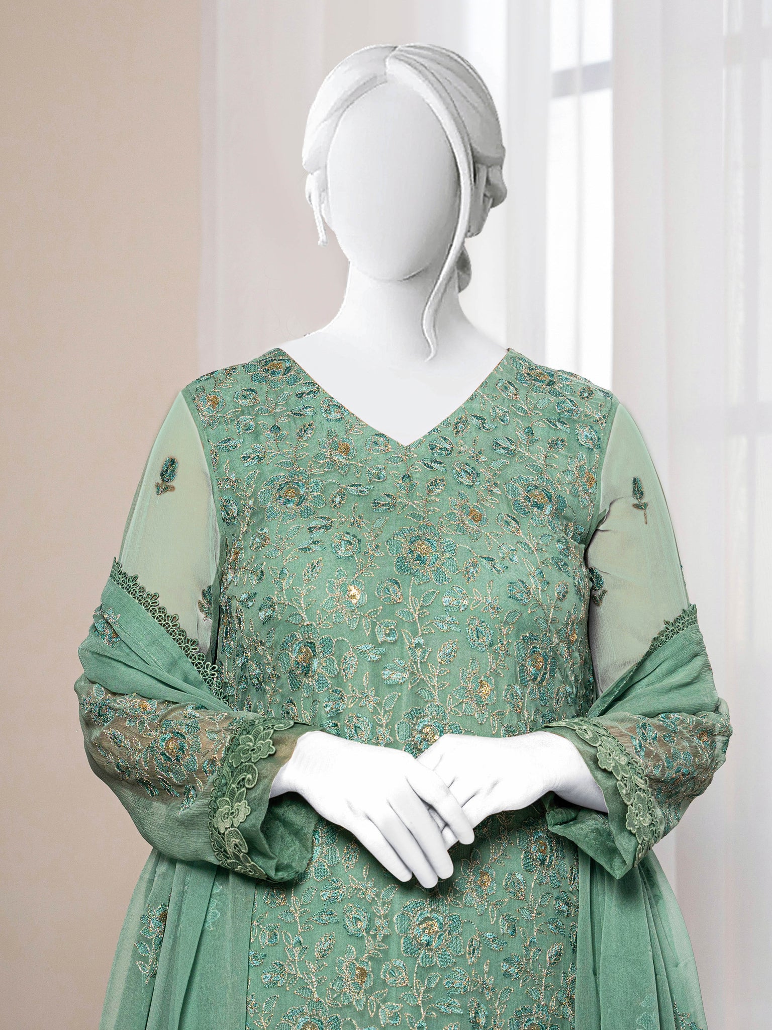 Embroidered Chiffon