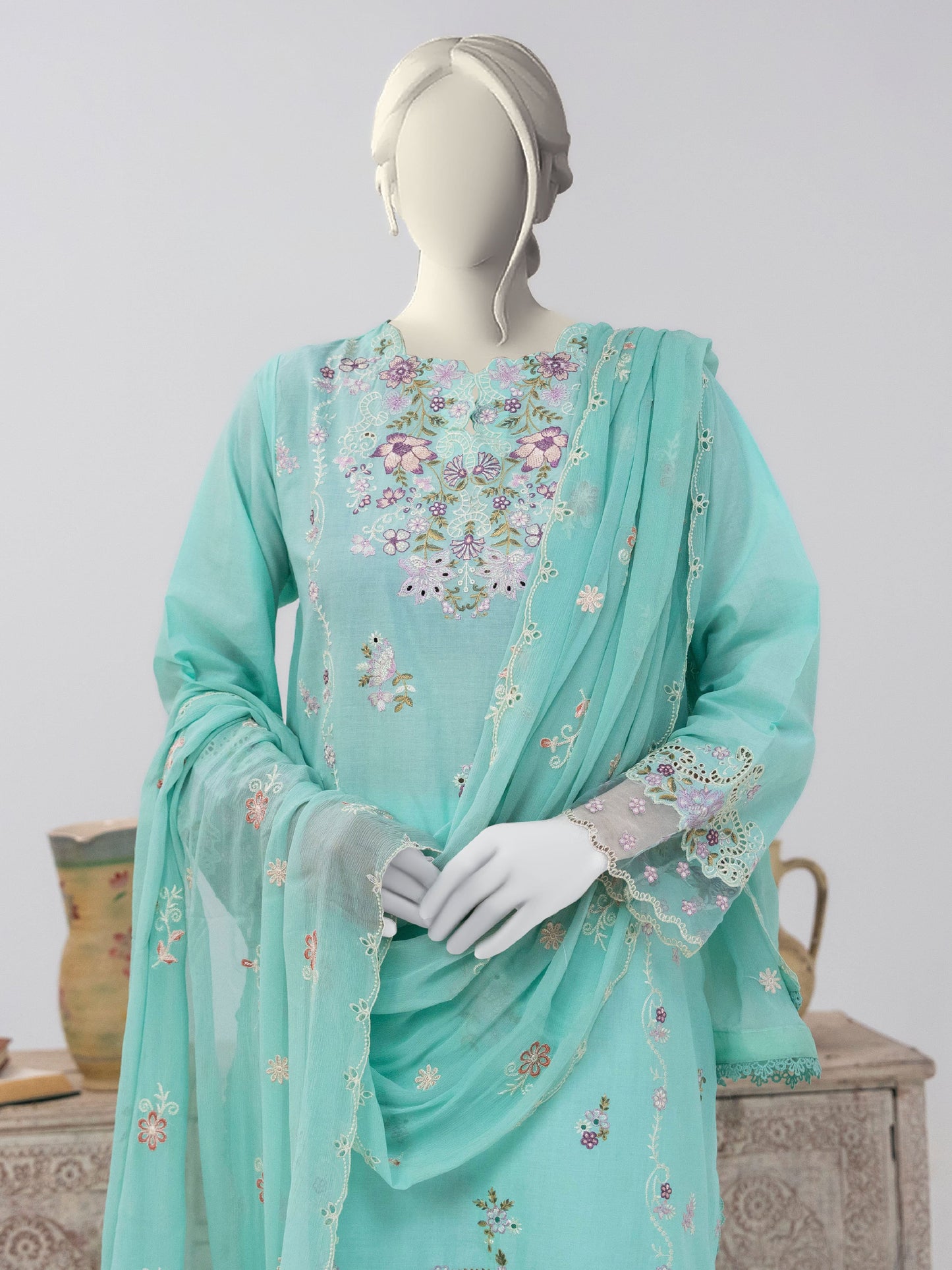 Embroidered Lawn | Stitched