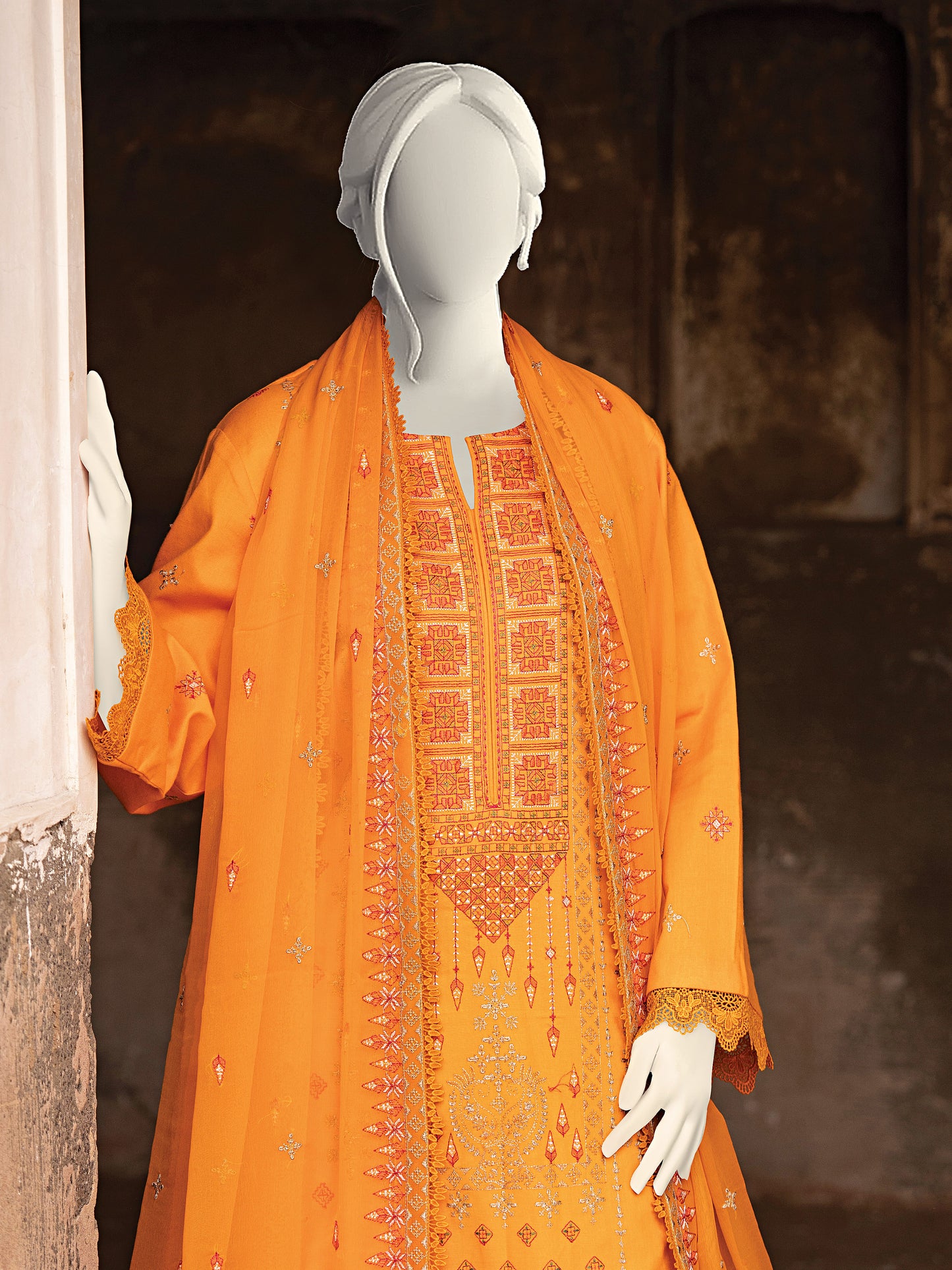 Embroidered Khaddar