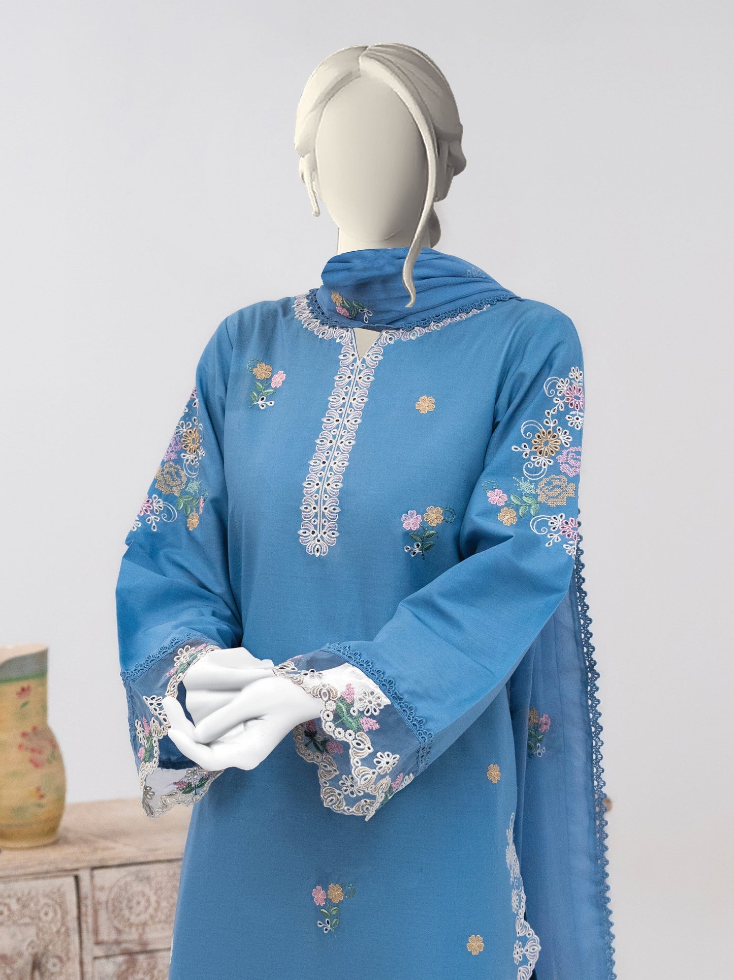 Embroidered Lawn | Stitched