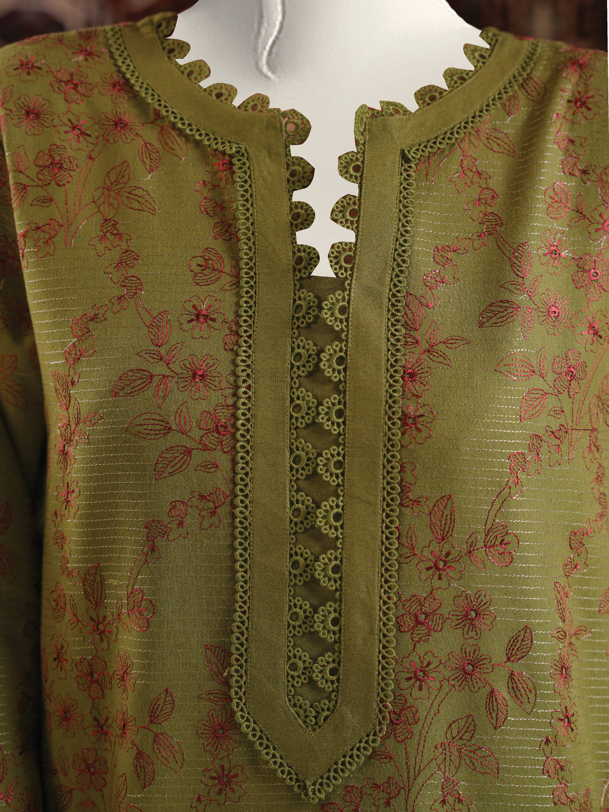 Embroidered Karandi