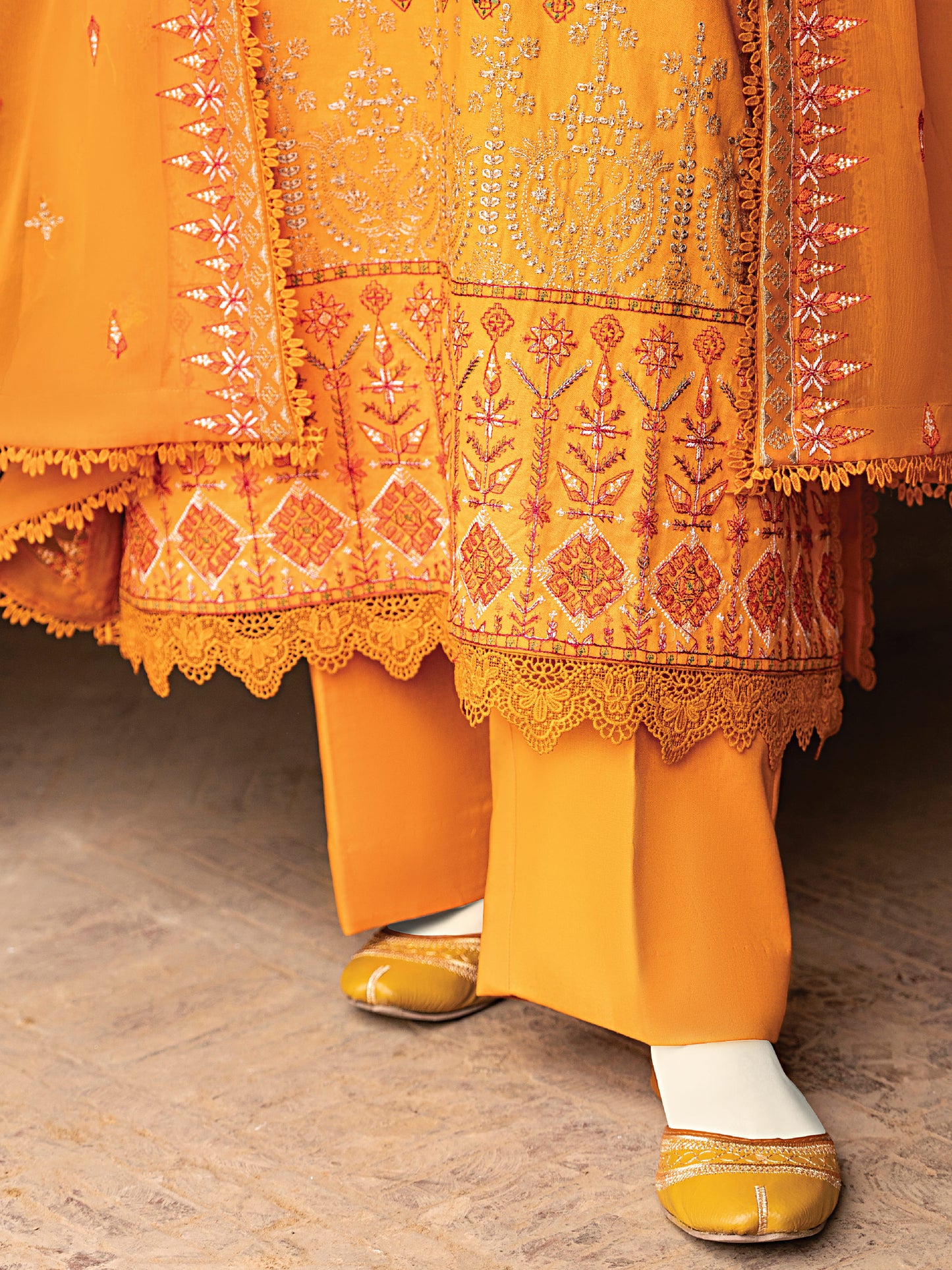 Embroidered Khaddar