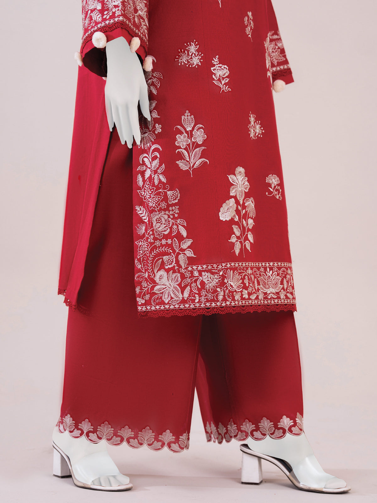 Embroidered Khaddar | Stitched