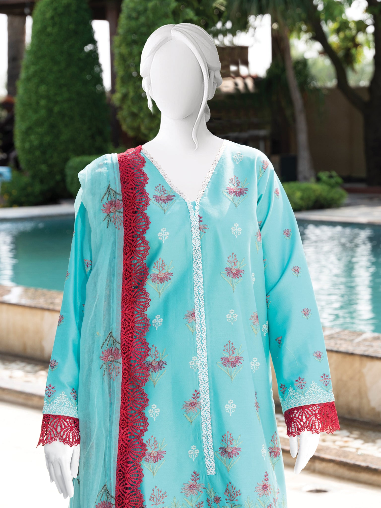 Embroidered Lawn