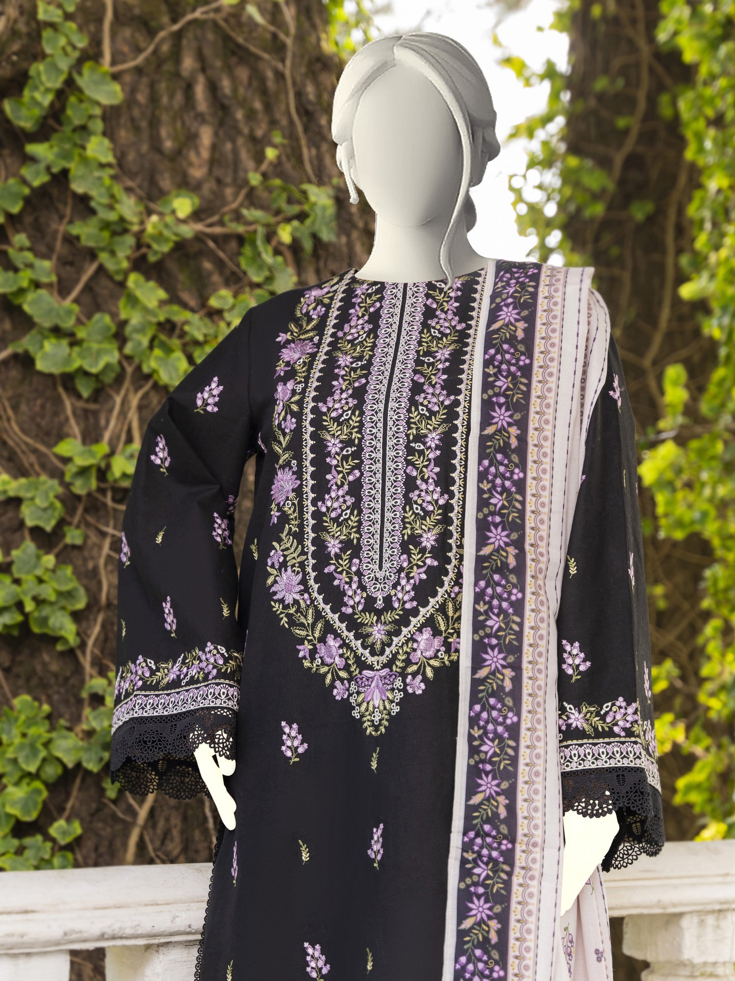 Embroidered Khaddar