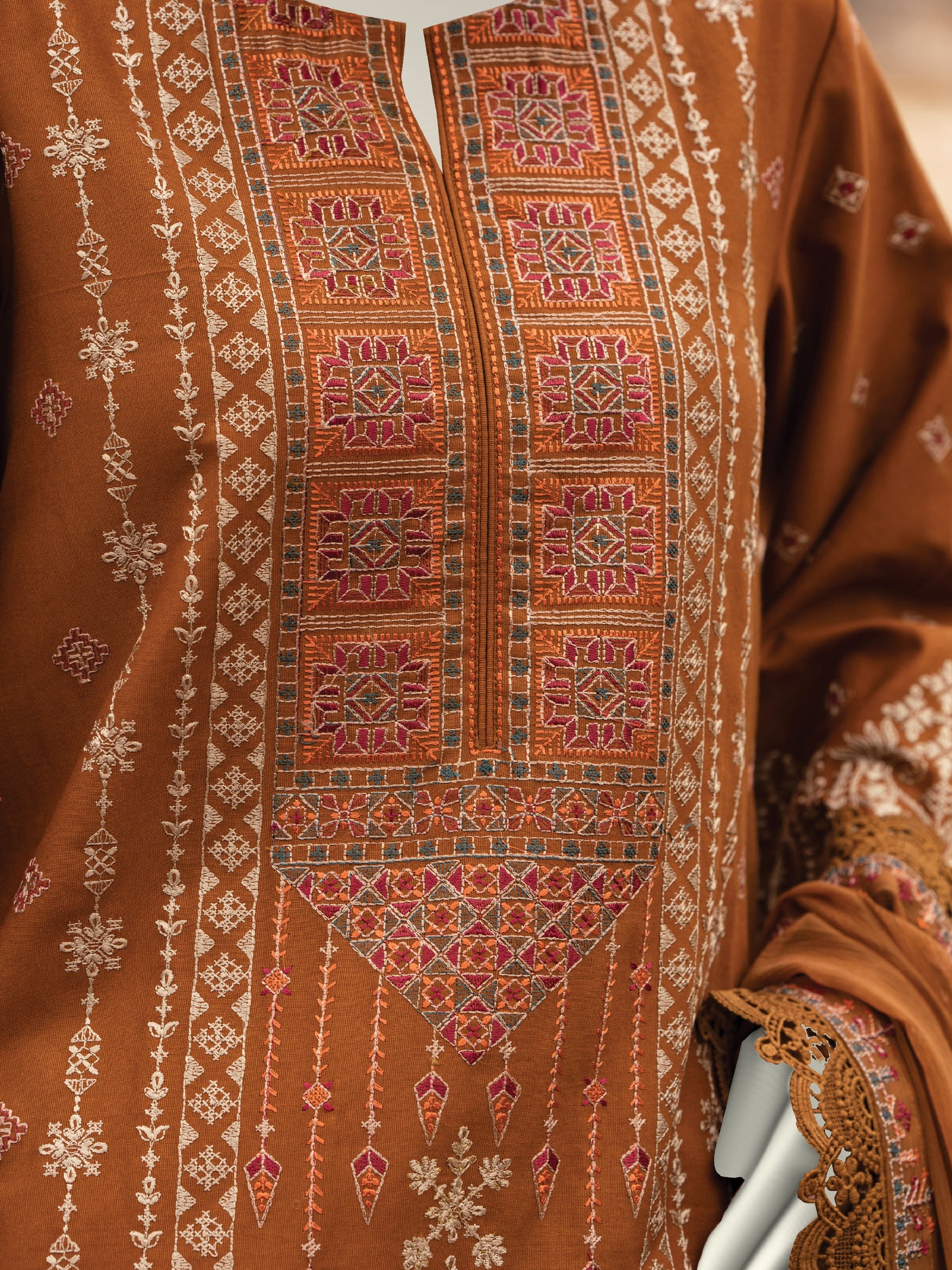 Embroidered Khaddar