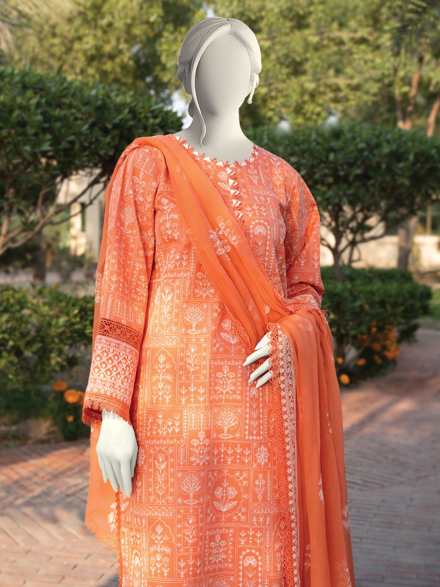 Embroidered Lawn