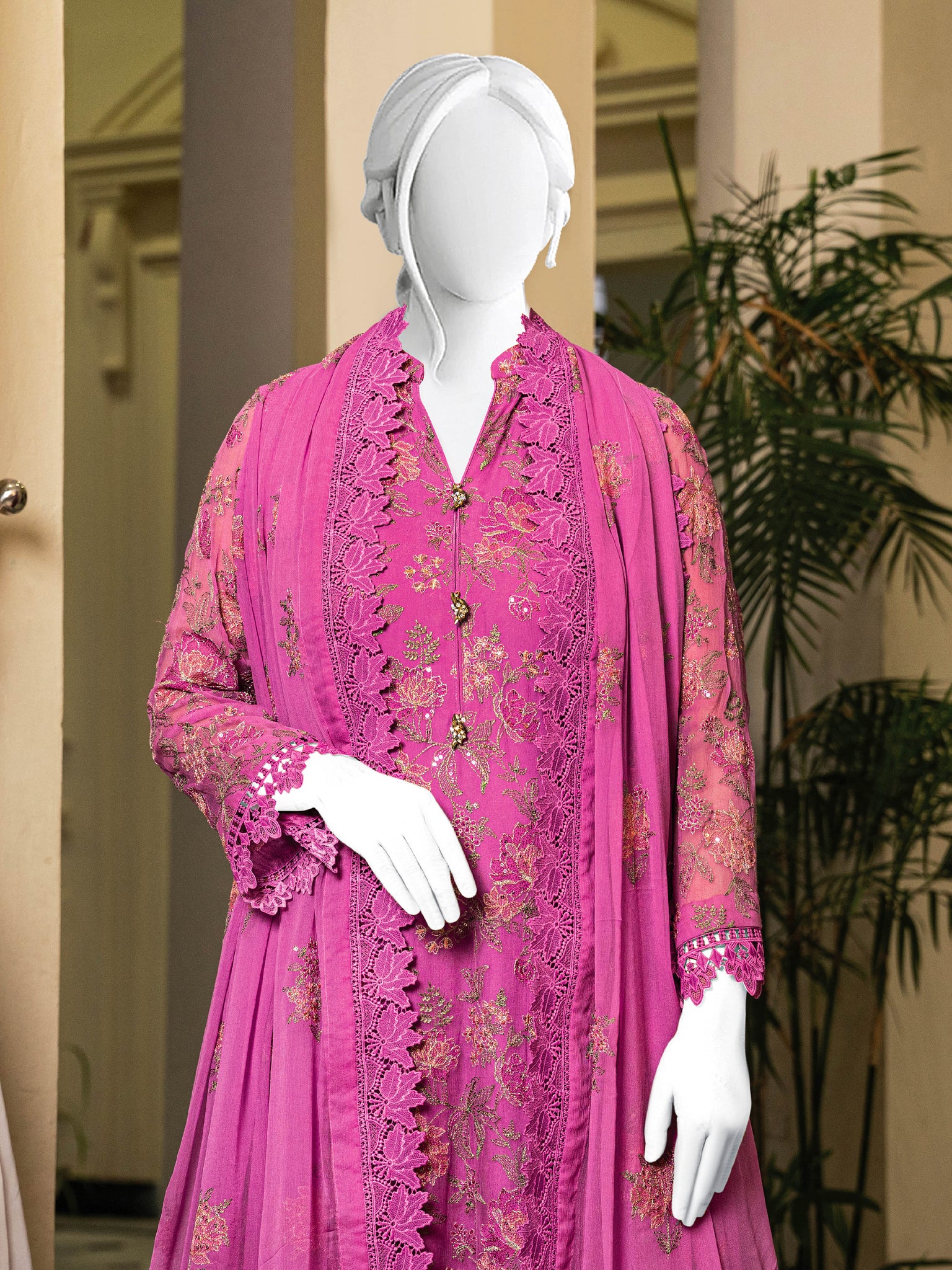 Embroidered Chiffon