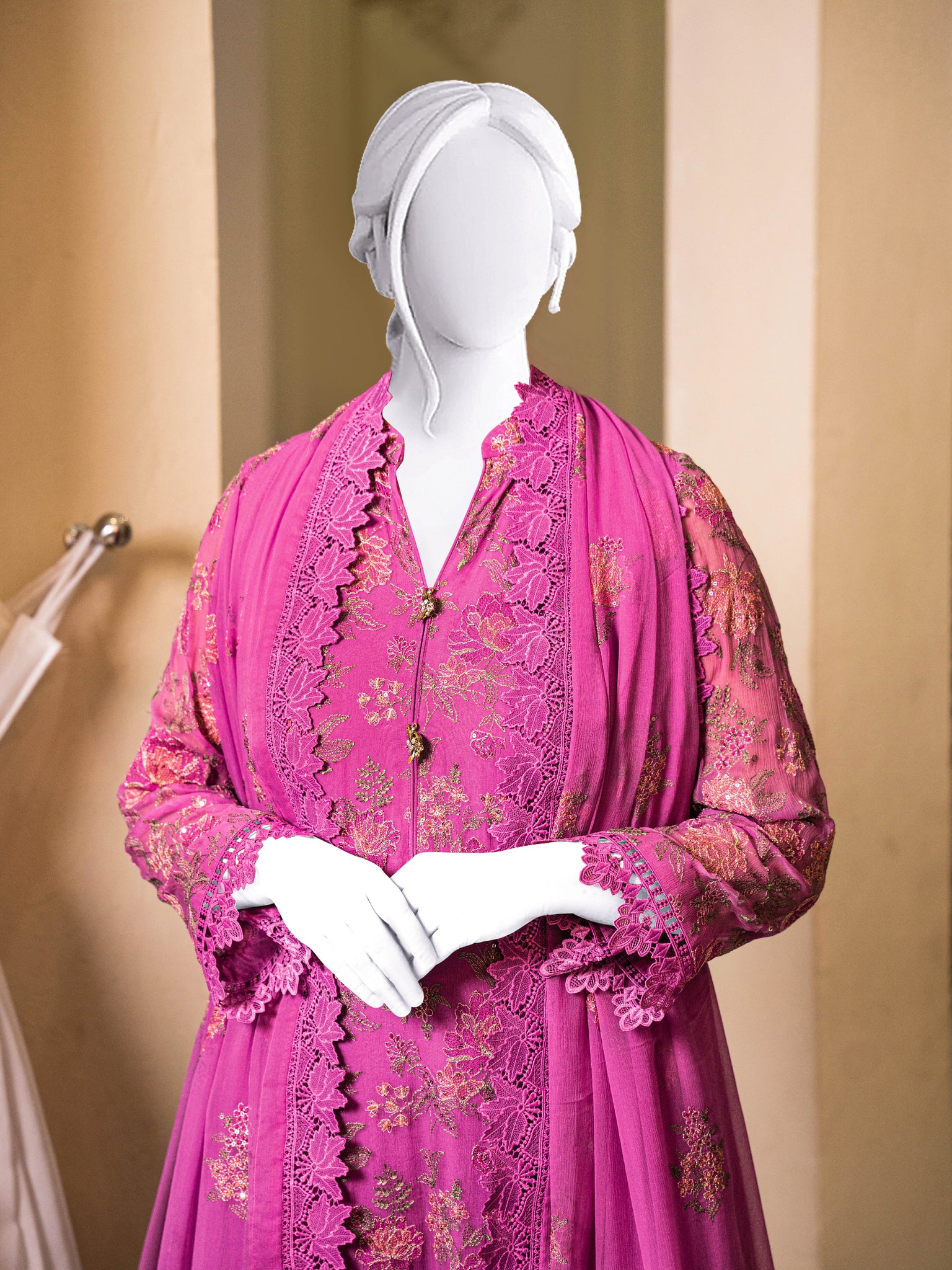 Embroidered Chiffon