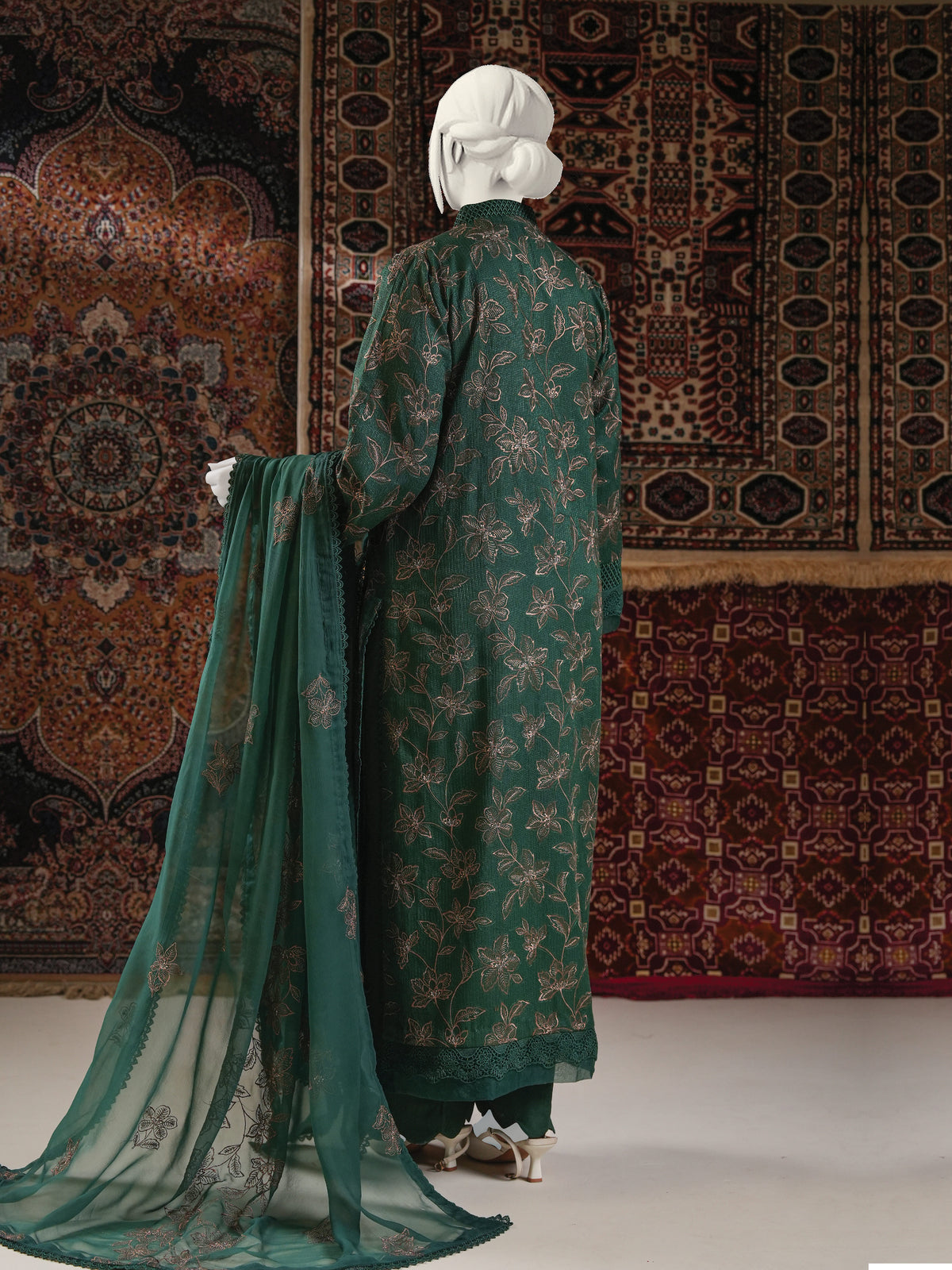 Embroidered Karandi