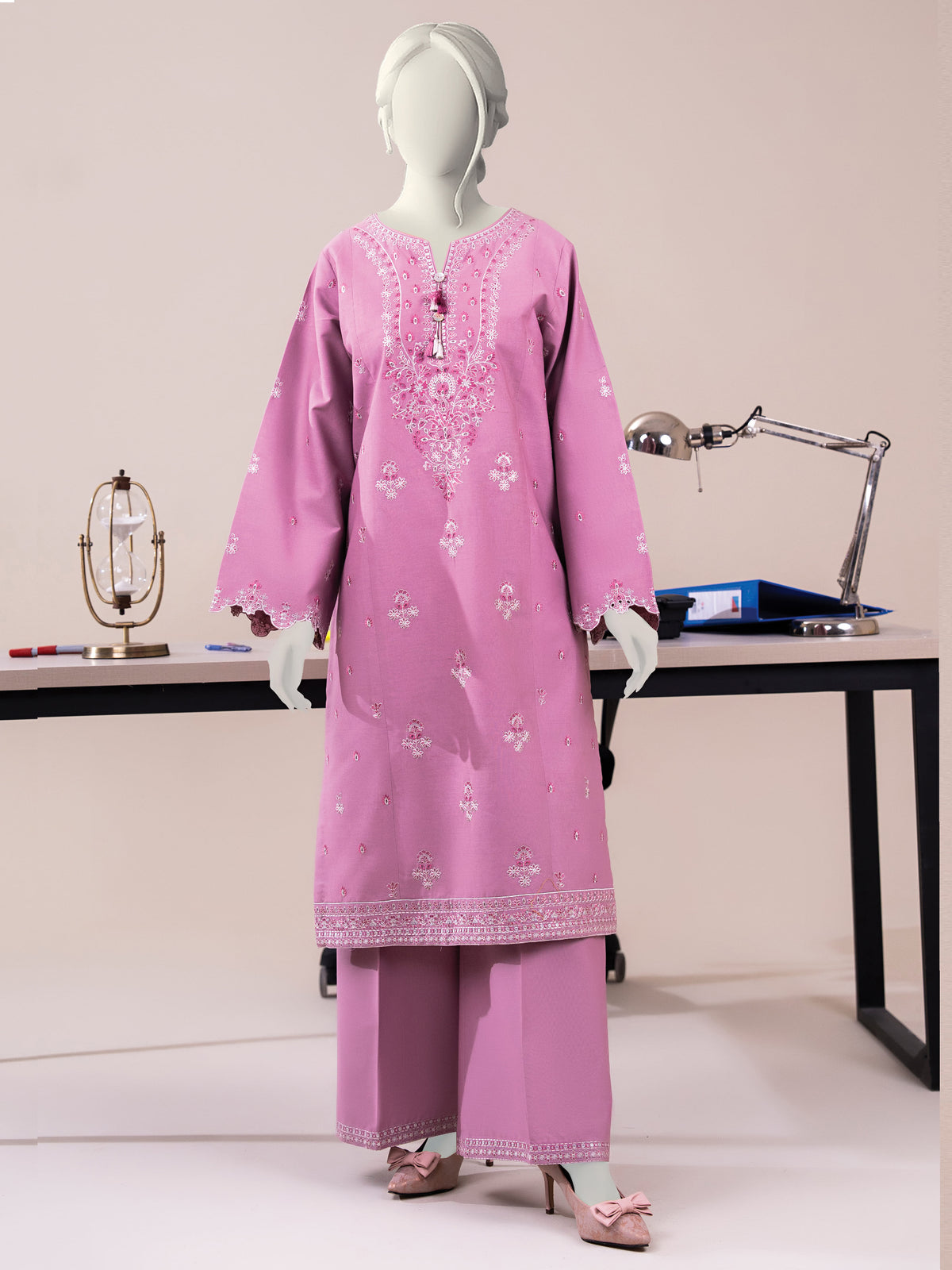 Embroidered Khaddar| Stitched