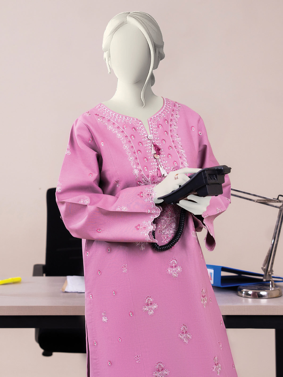 Embroidered Khaddar| Stitched