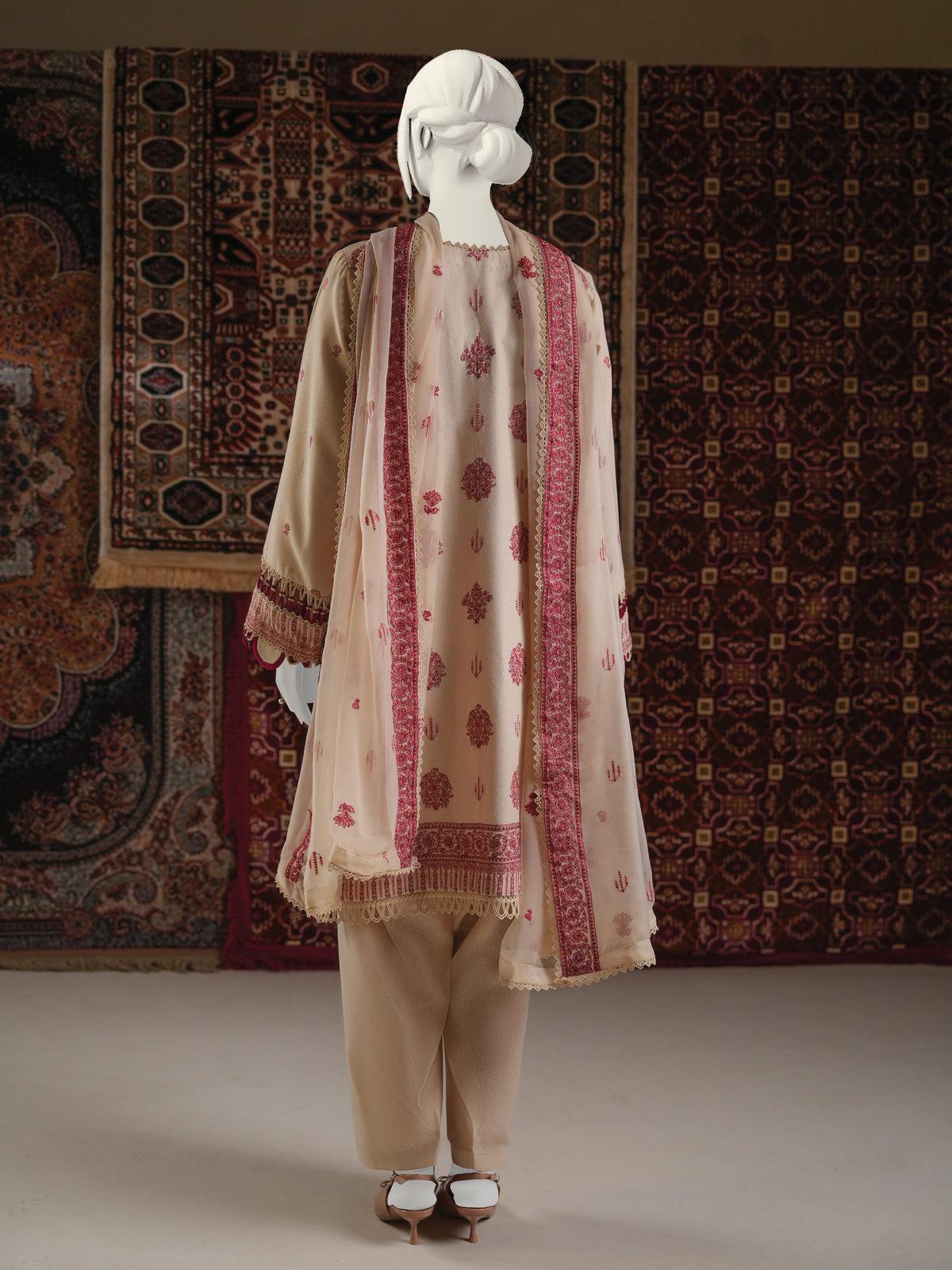 Embroidered Karandi