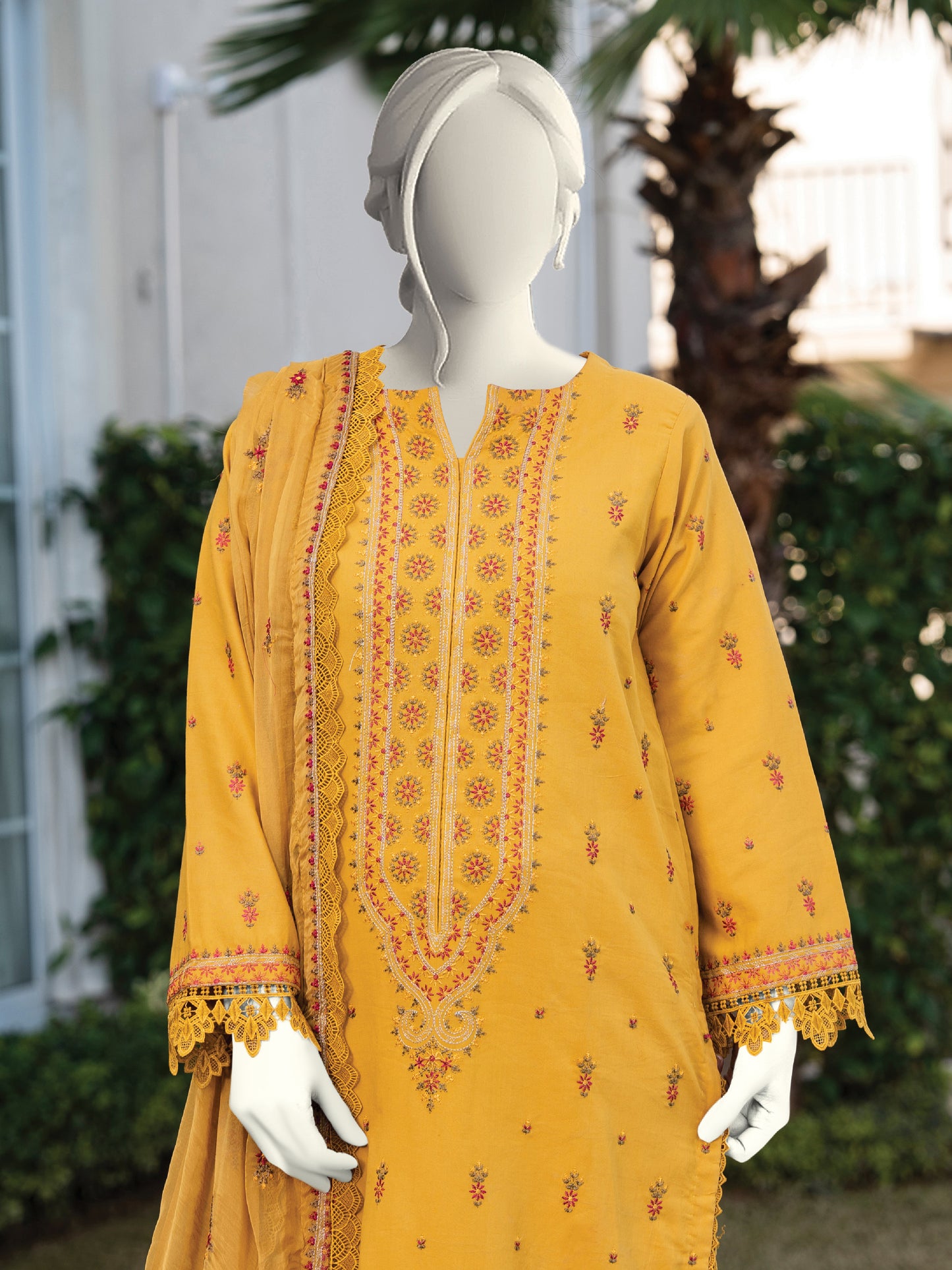 Embroidered Swiss Lawn