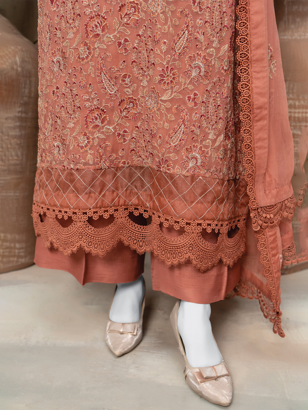 Embroidered Chiffon