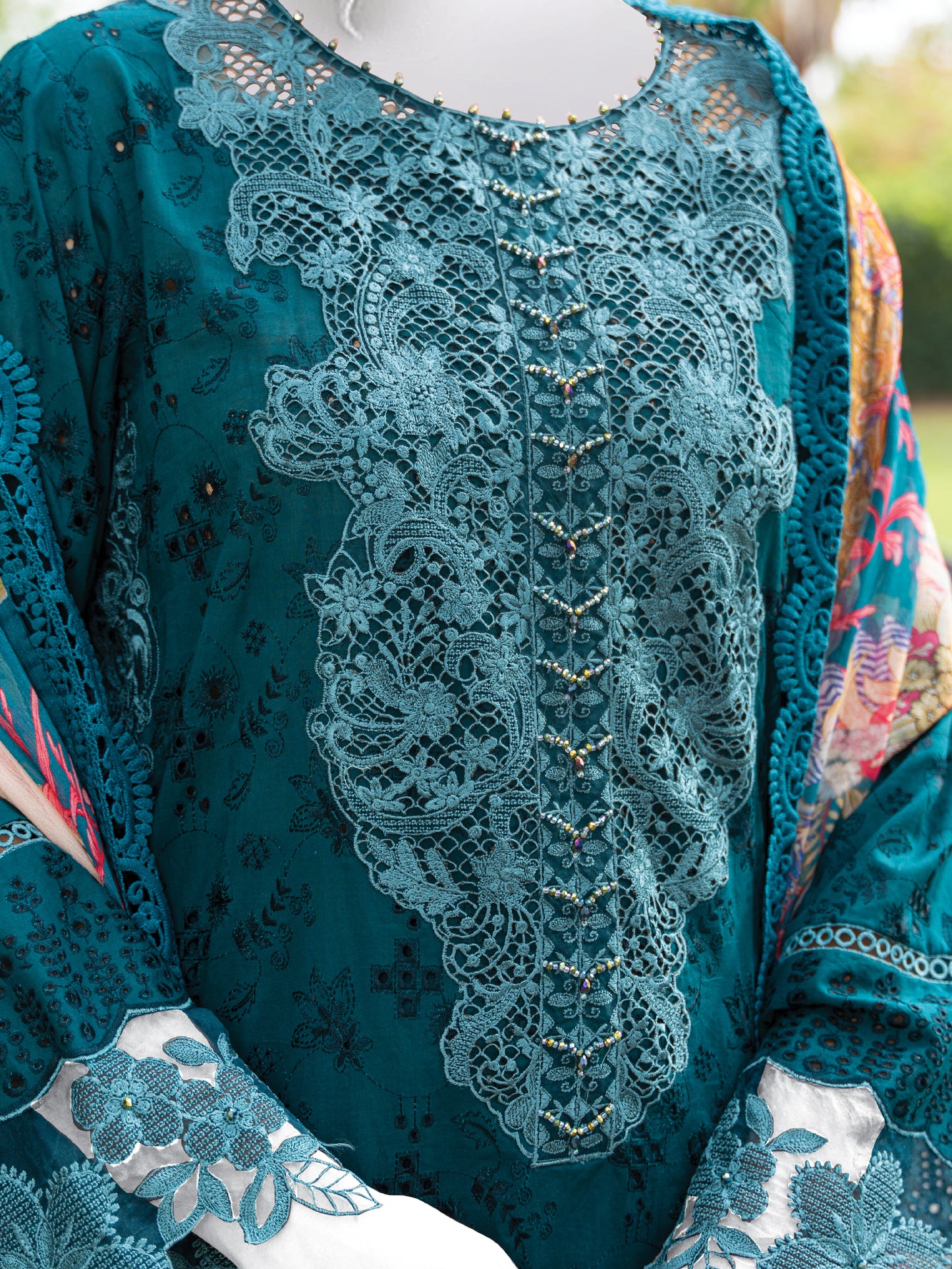 Embroidered Lawn Stitched 3-Pc