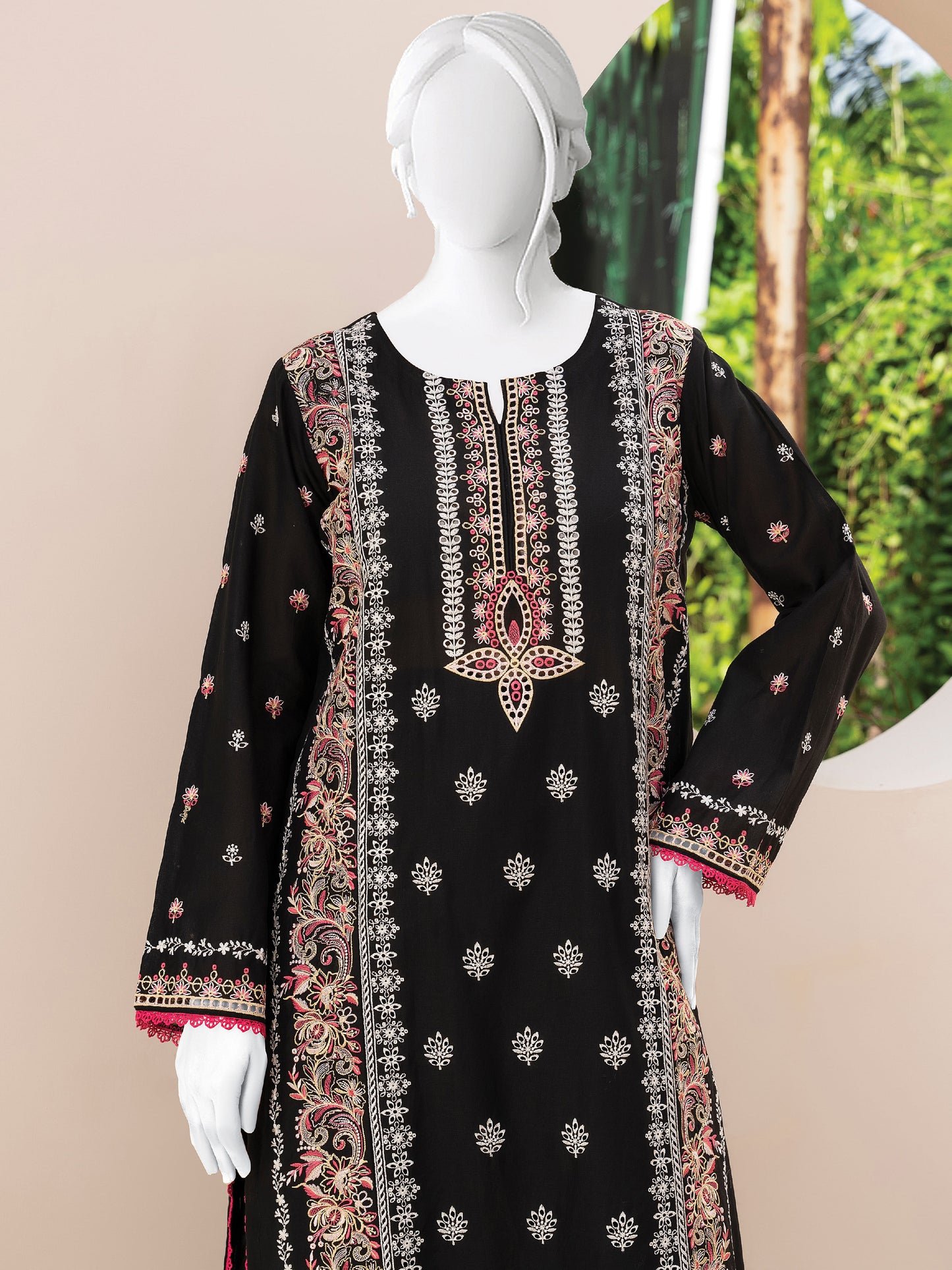 Embroidered Lawn 2PC Stitched