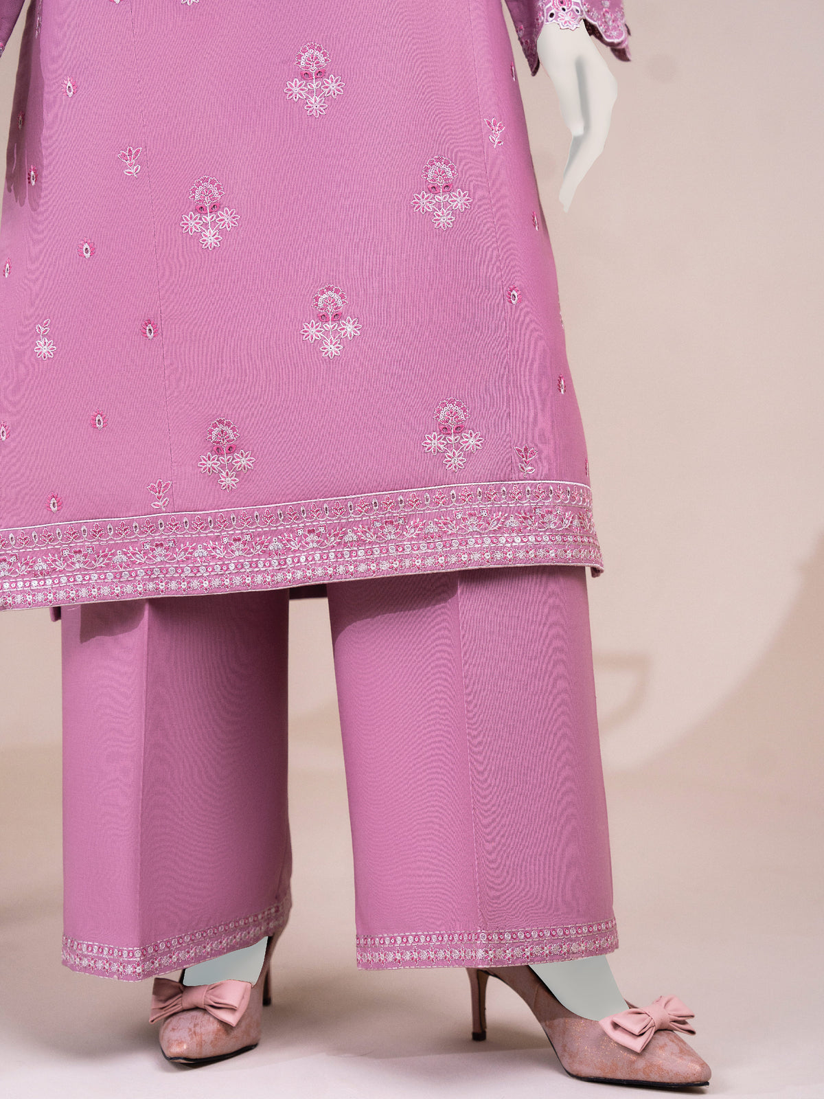 Embroidered Khaddar| Stitched