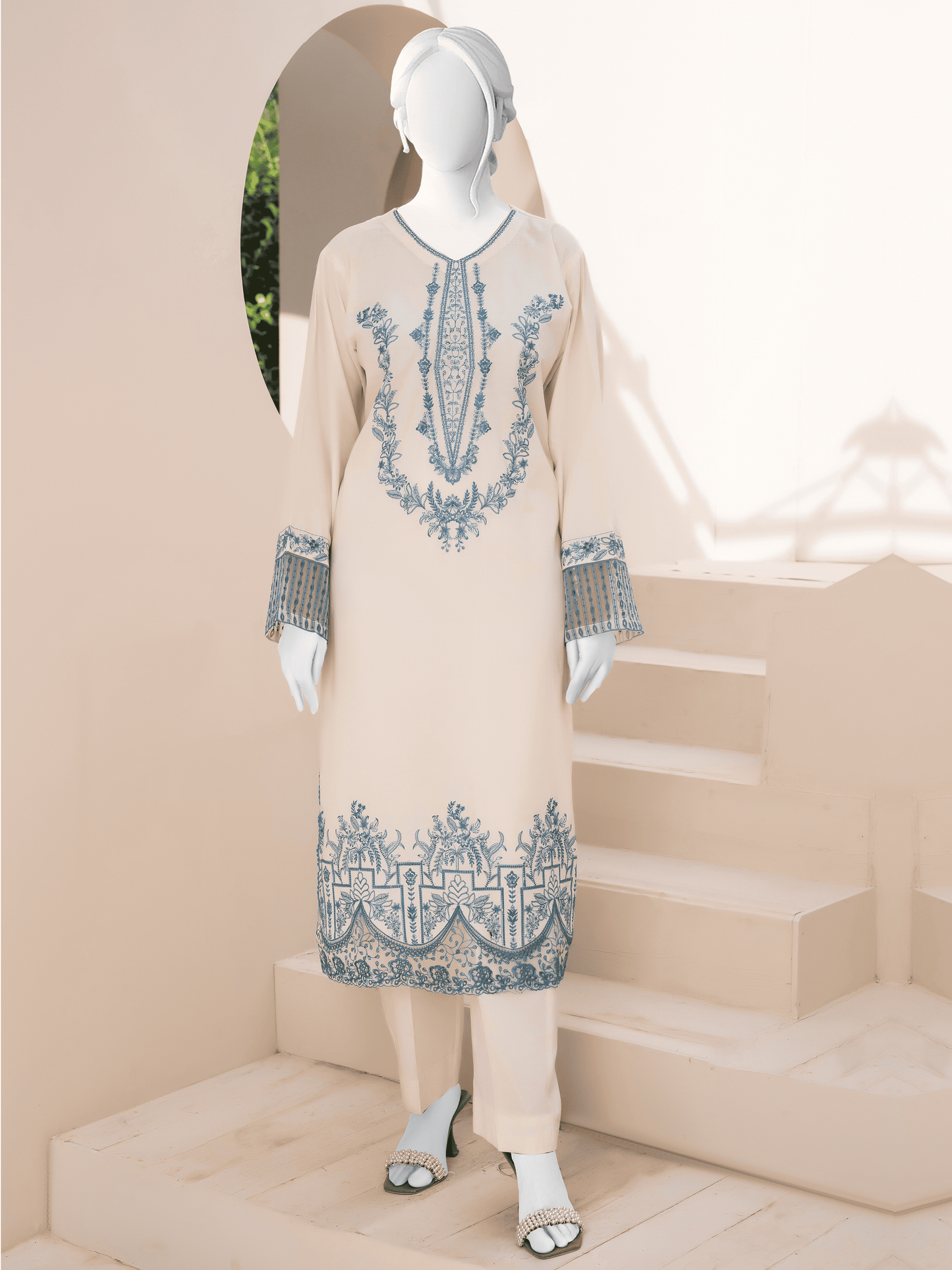 Embroidered Lawn 2PC Stitched