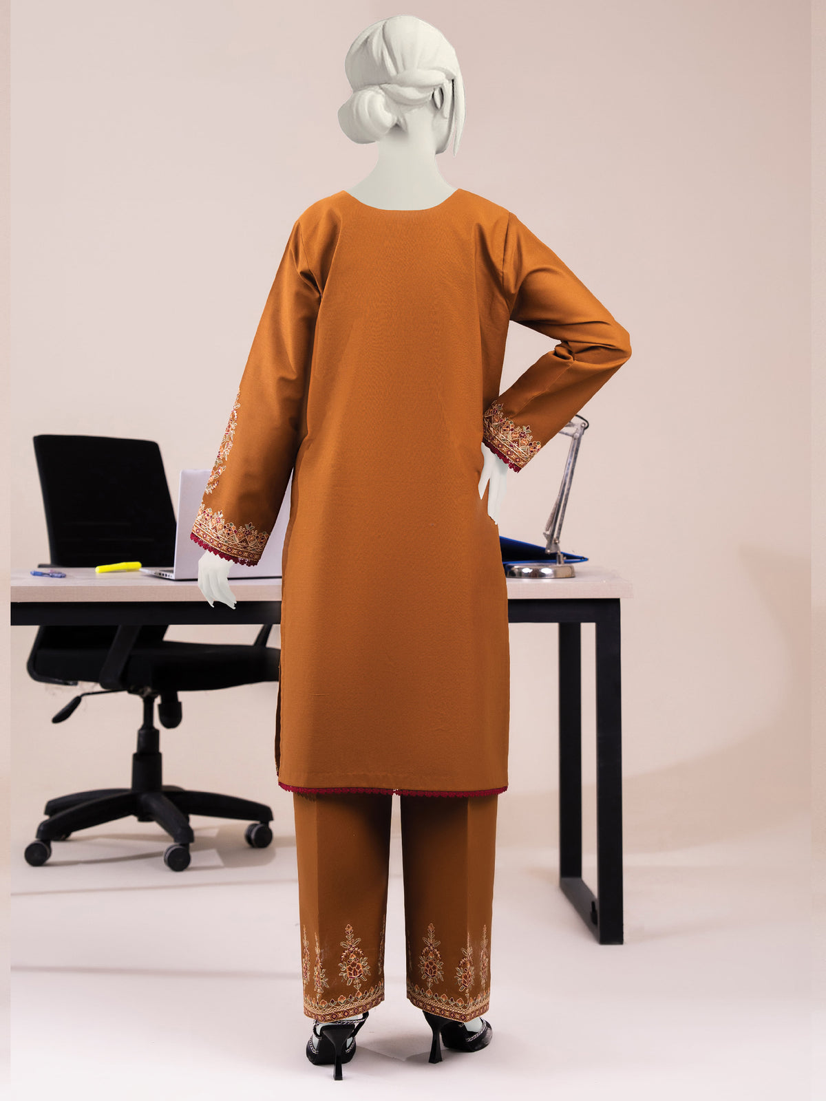 Embroidered Khaddar | Stitched