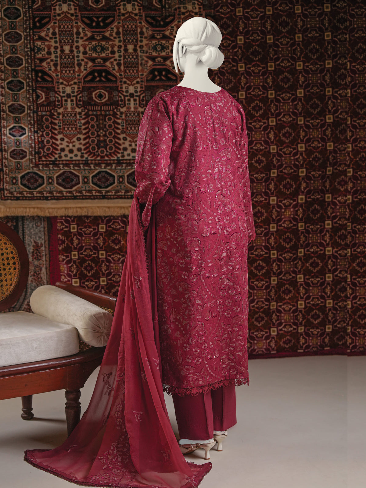 Embroidered Karandi