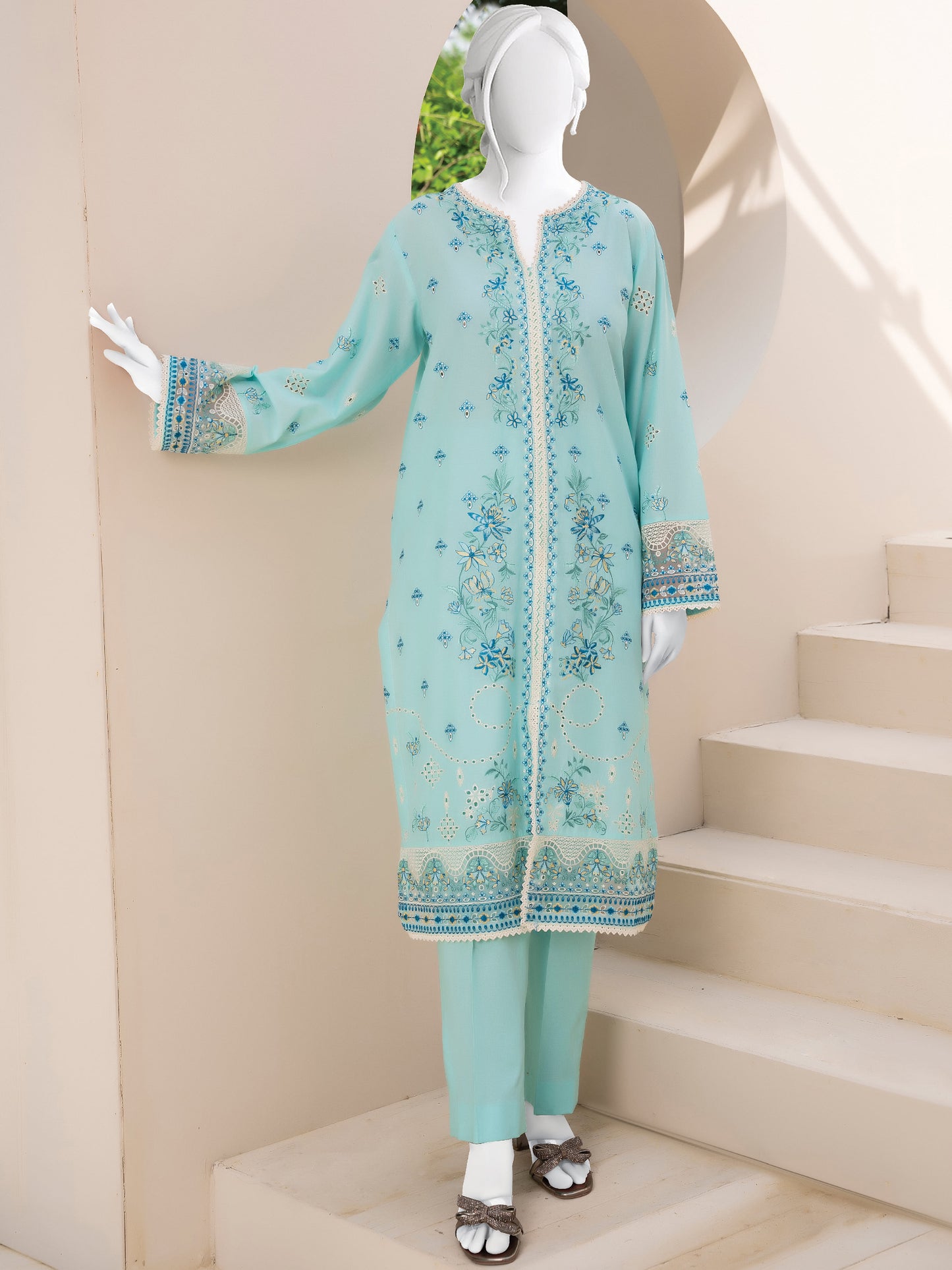 Embroidered Lawn 2PC Stitched