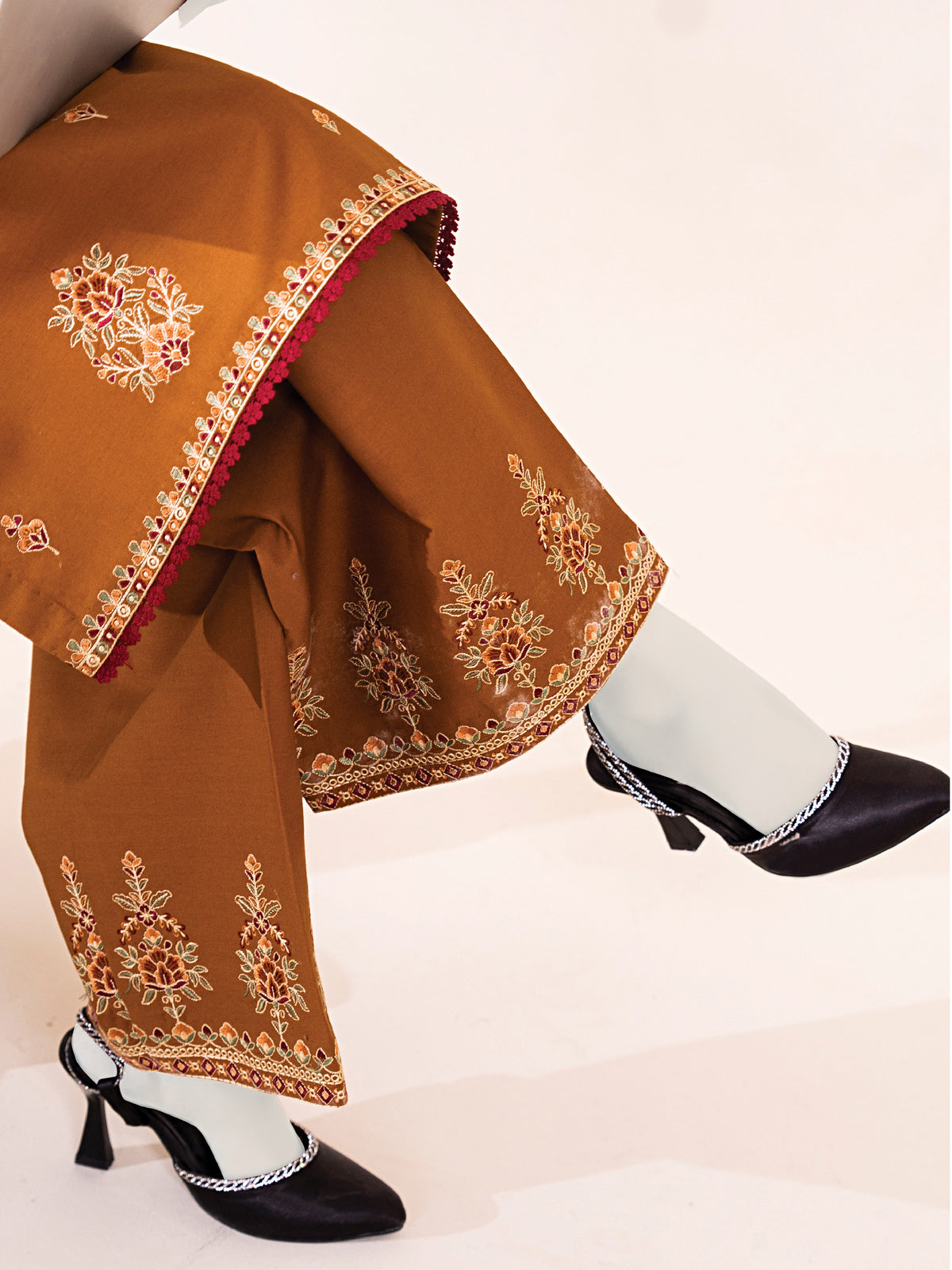 Embroidered Khaddar | Stitched