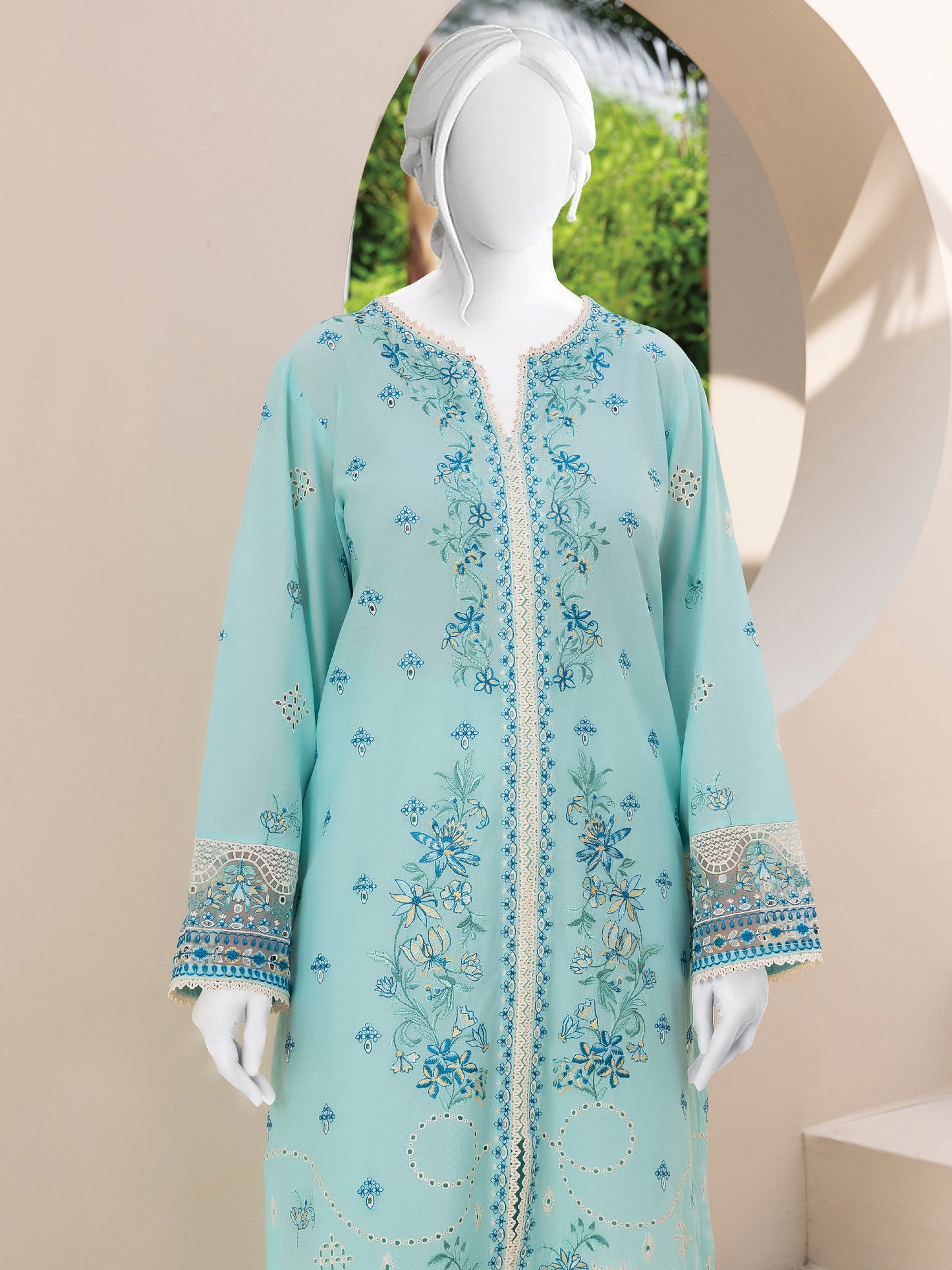 Embroidered Lawn 2PC Stitched