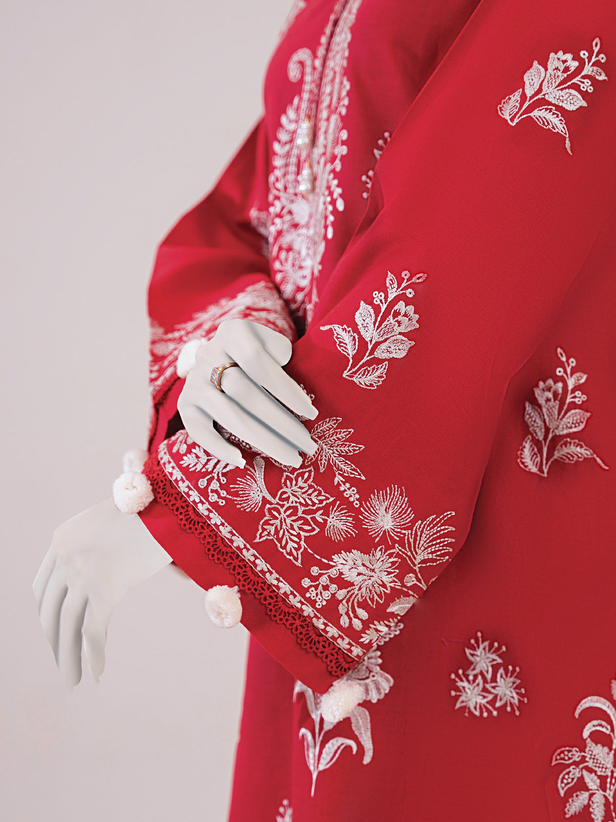 Embroidered Khaddar | Stitched