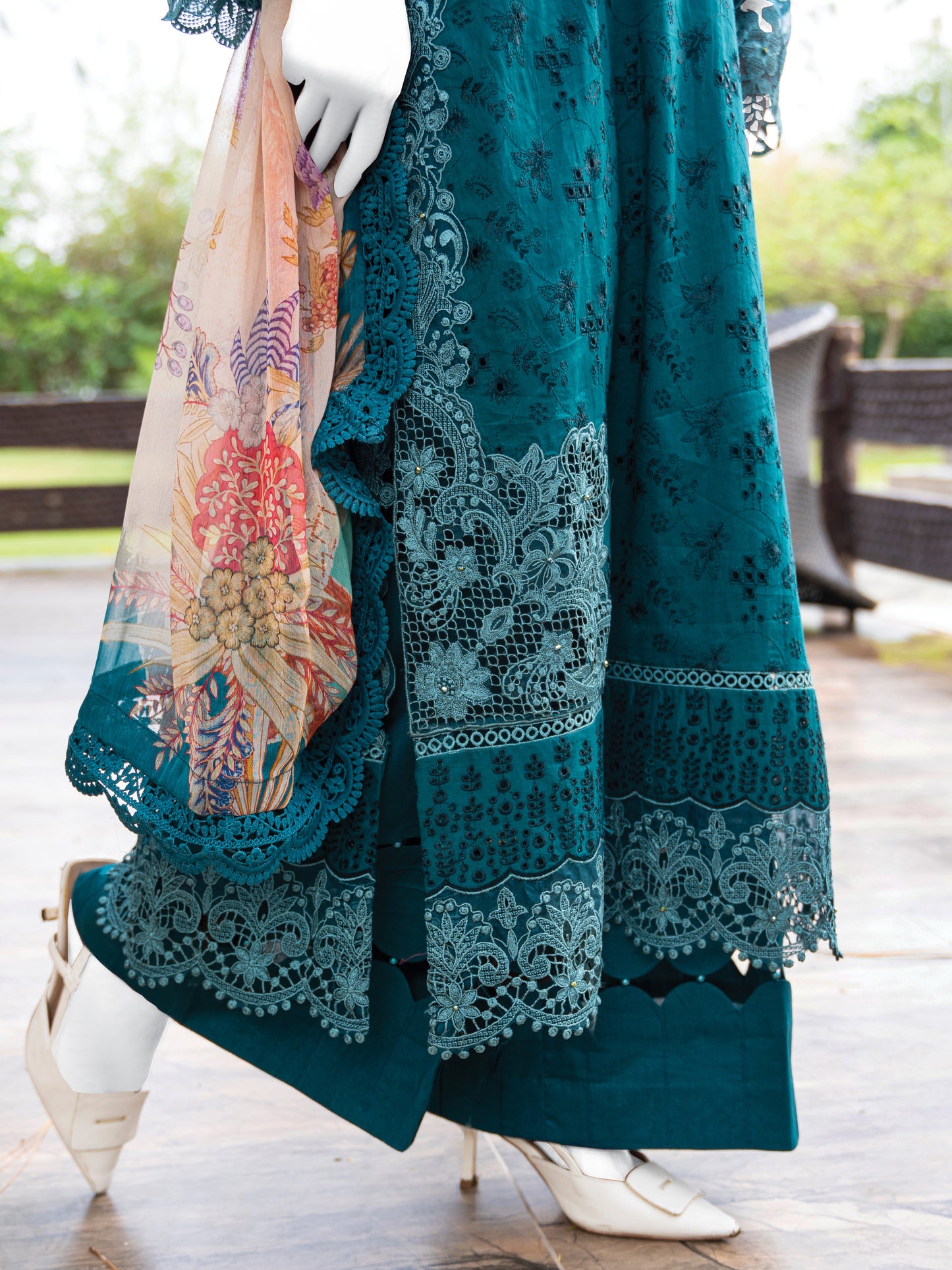 Embroidered Lawn Stitched 3-Pc