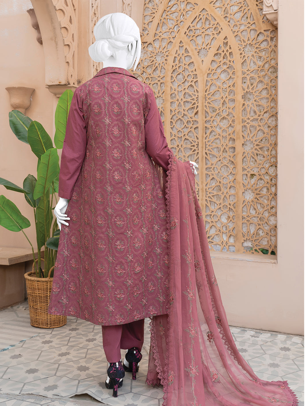 Embroidered Karandi