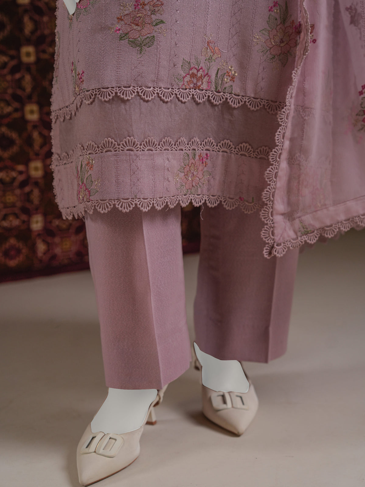 Embroidered Karandi